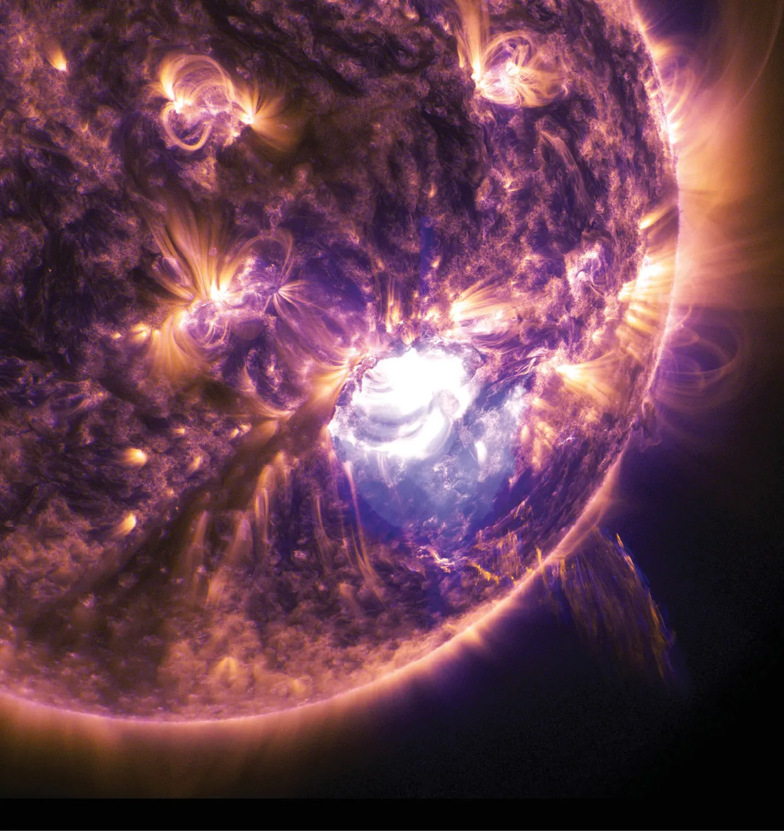 Les images
des plus belles éruptions solaires