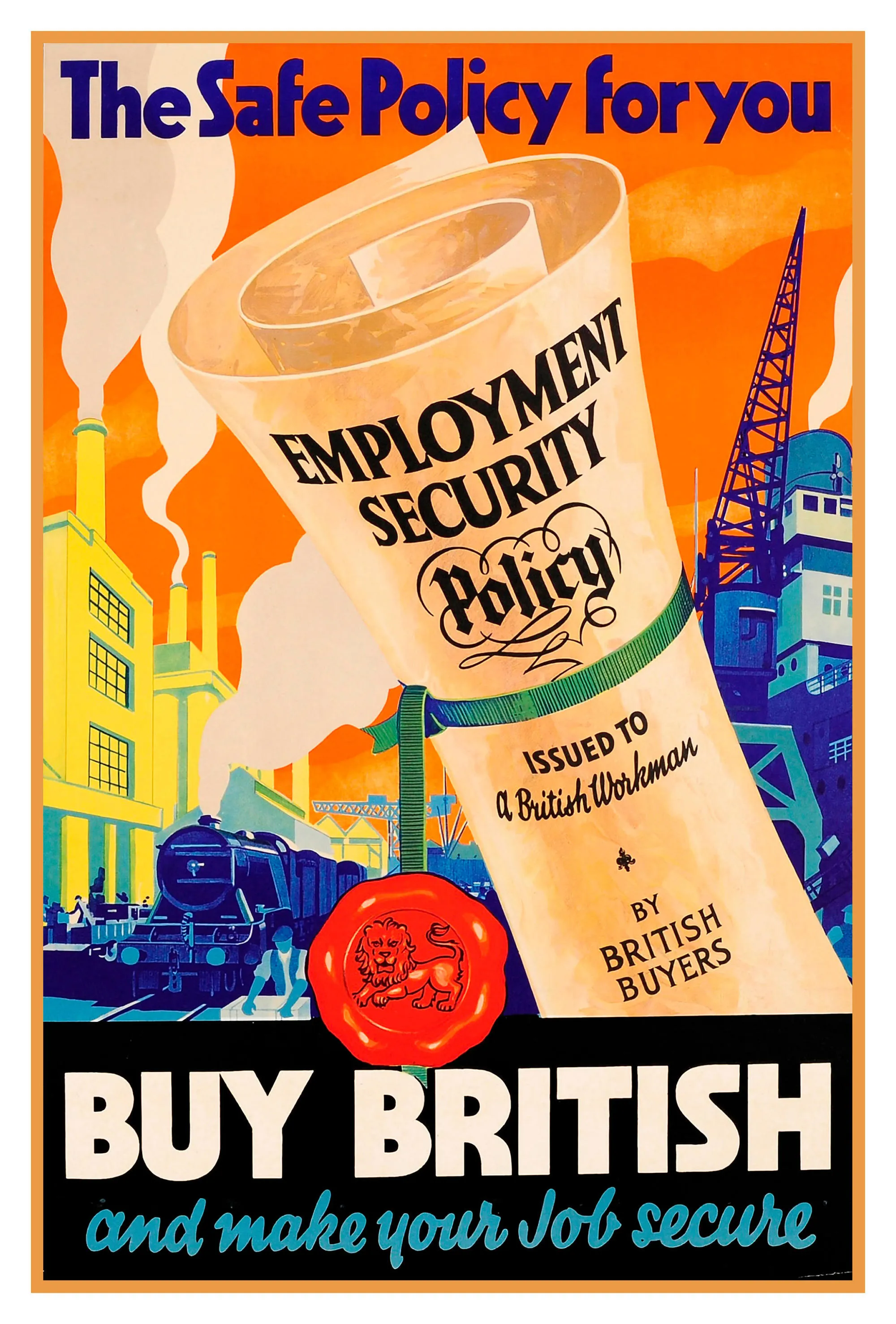 Affiche britannique, 1930