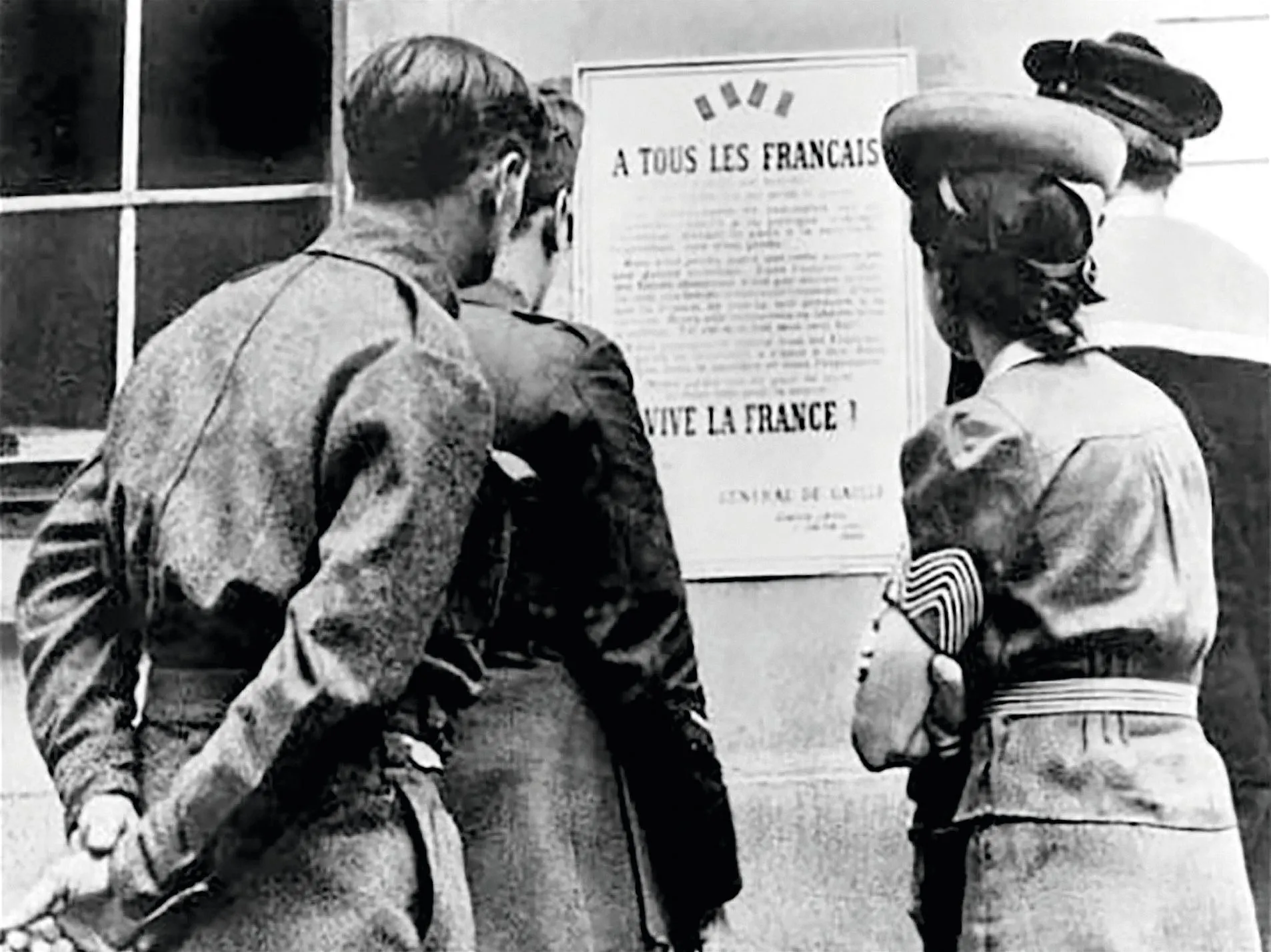 Point de passage - Juin 1940 affiche soldats