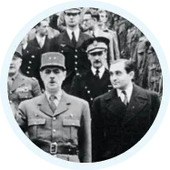 Charles de Gaulle et Pierre Mendès France