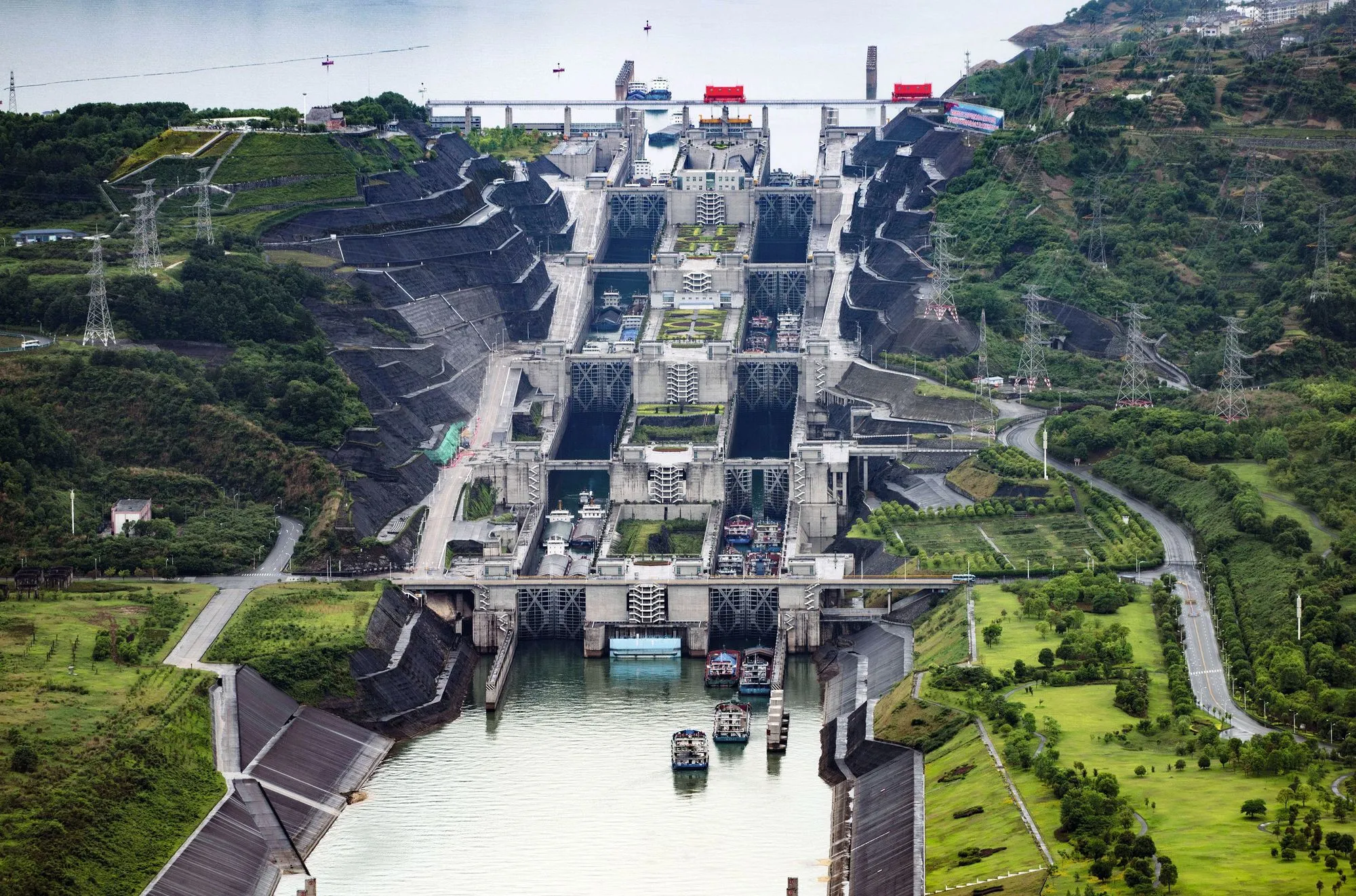 Le barrage des Trois-Gorges sur le fleuve Yangtse