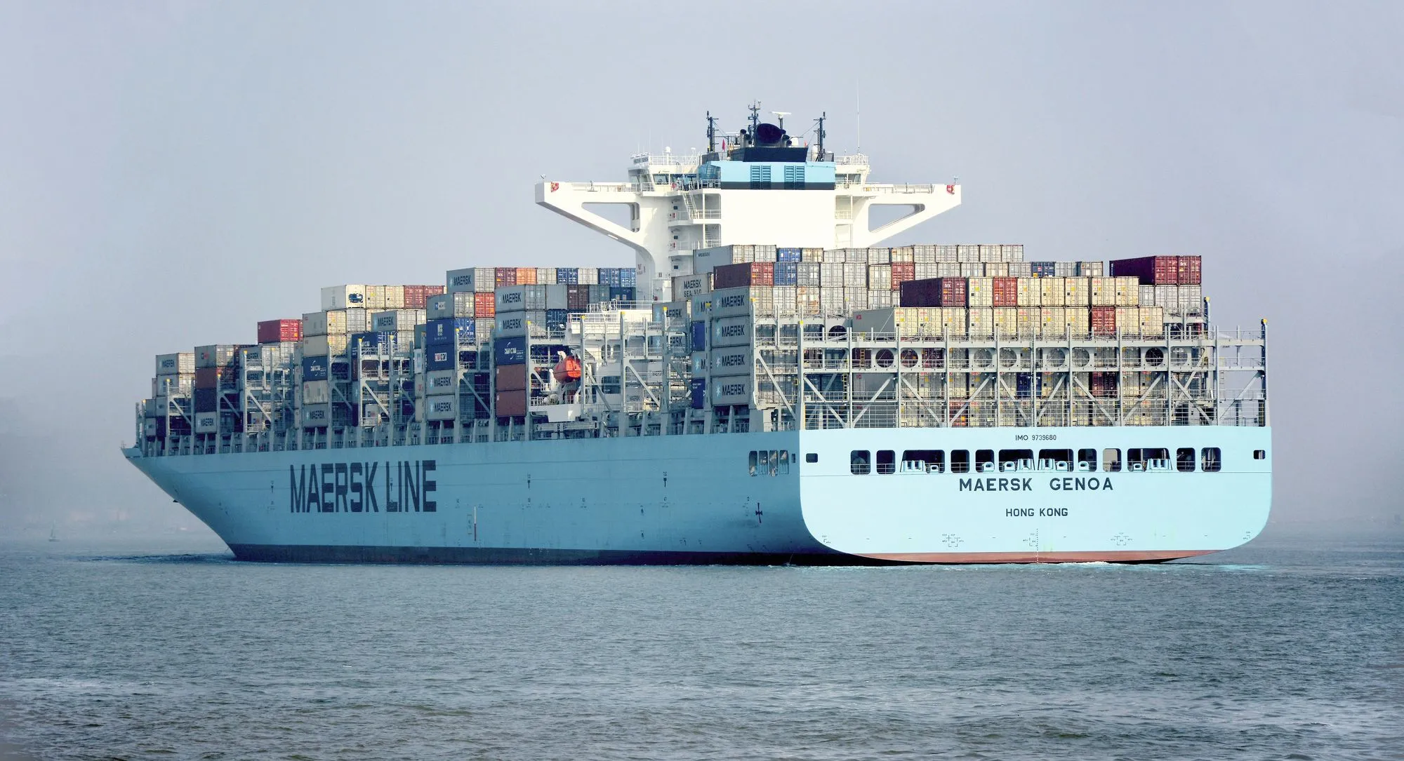 Le navire Mumbaï, de la compagnie Maersk