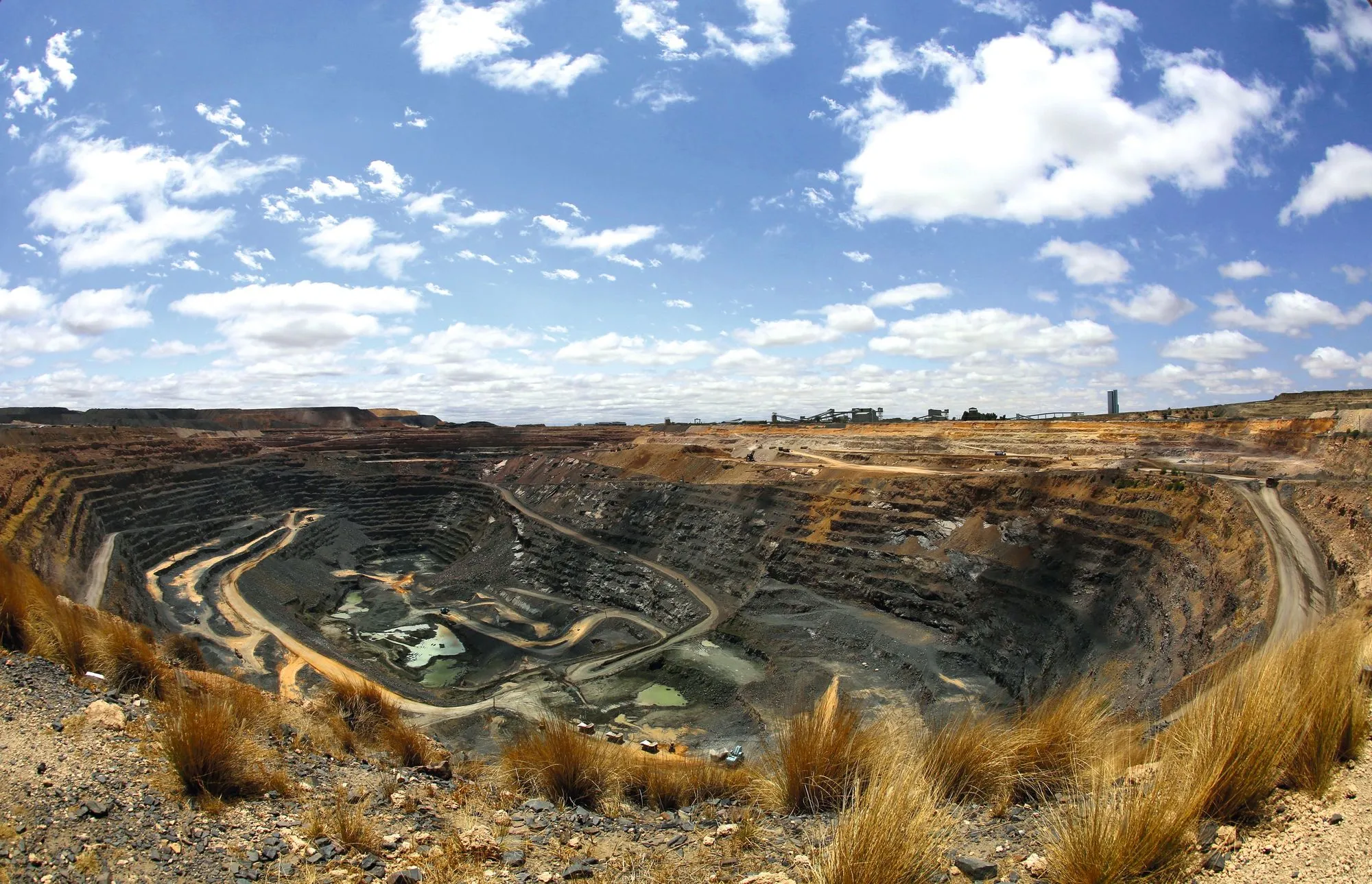 La mine de diamants de Jwaneng au Botswana
