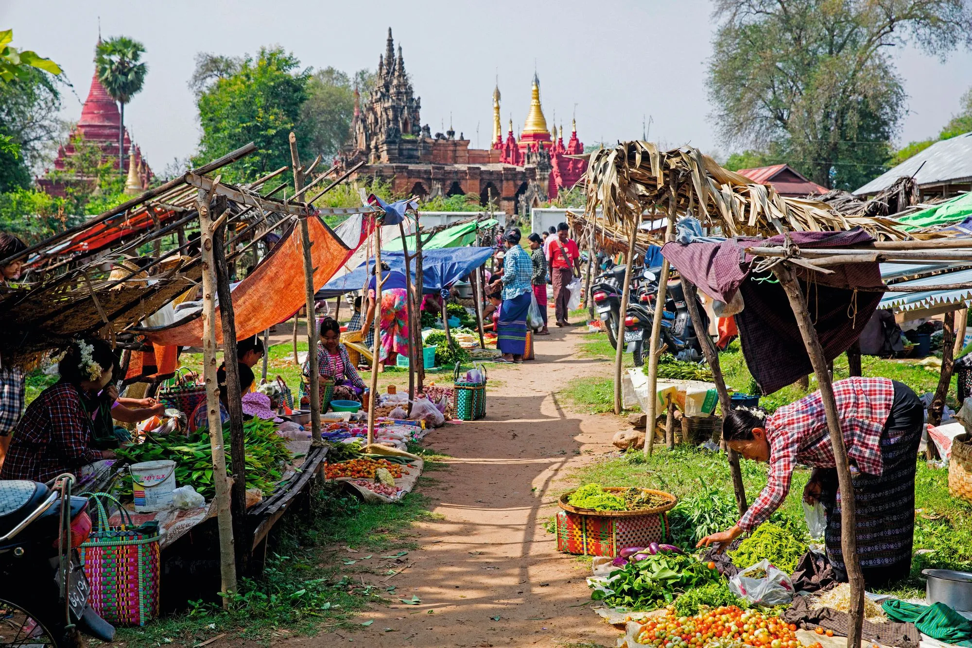Un marché rural au Birmanie