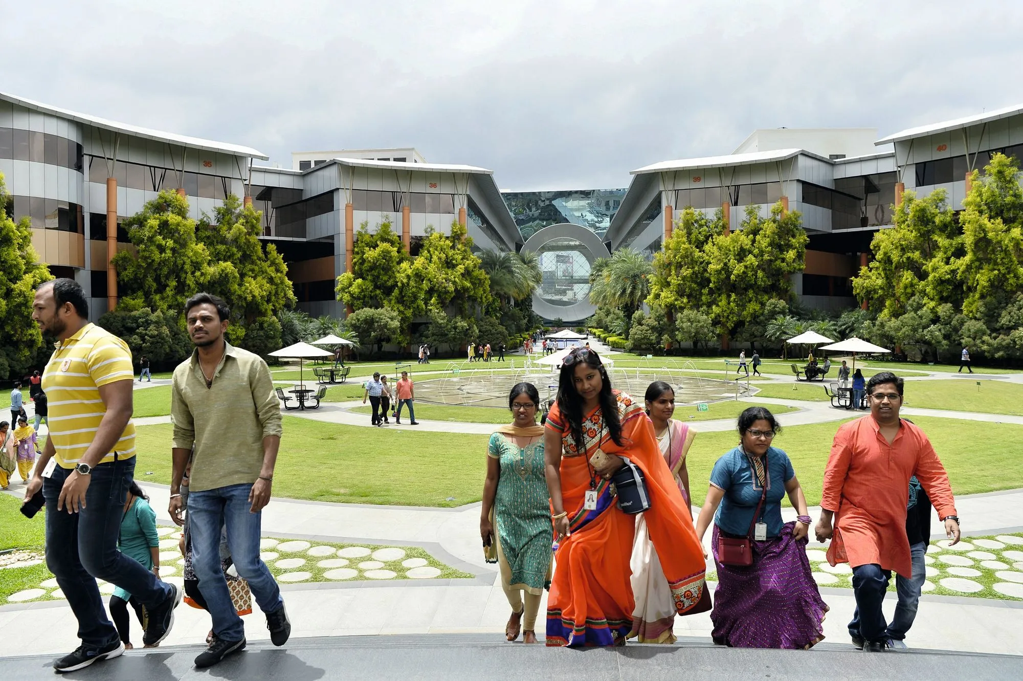 Le campus d'Infosys à Bangalore (Inde)