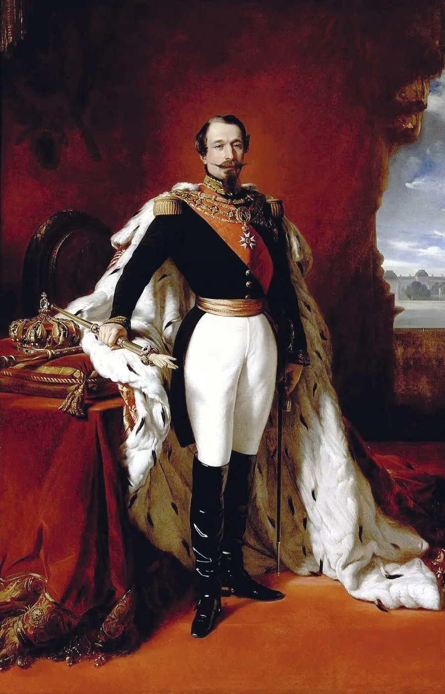 Franz Xaver Winterhalter, Napoléon III, empereur des Français, 1855, huile sur toile.