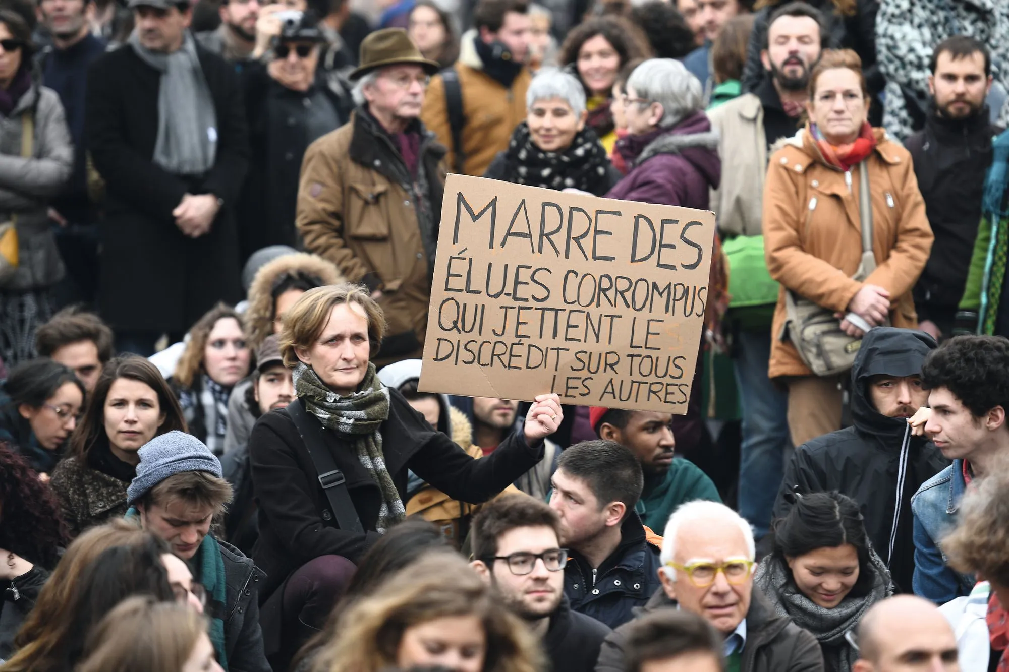 Manifestation à Paris, 19 février
2017.