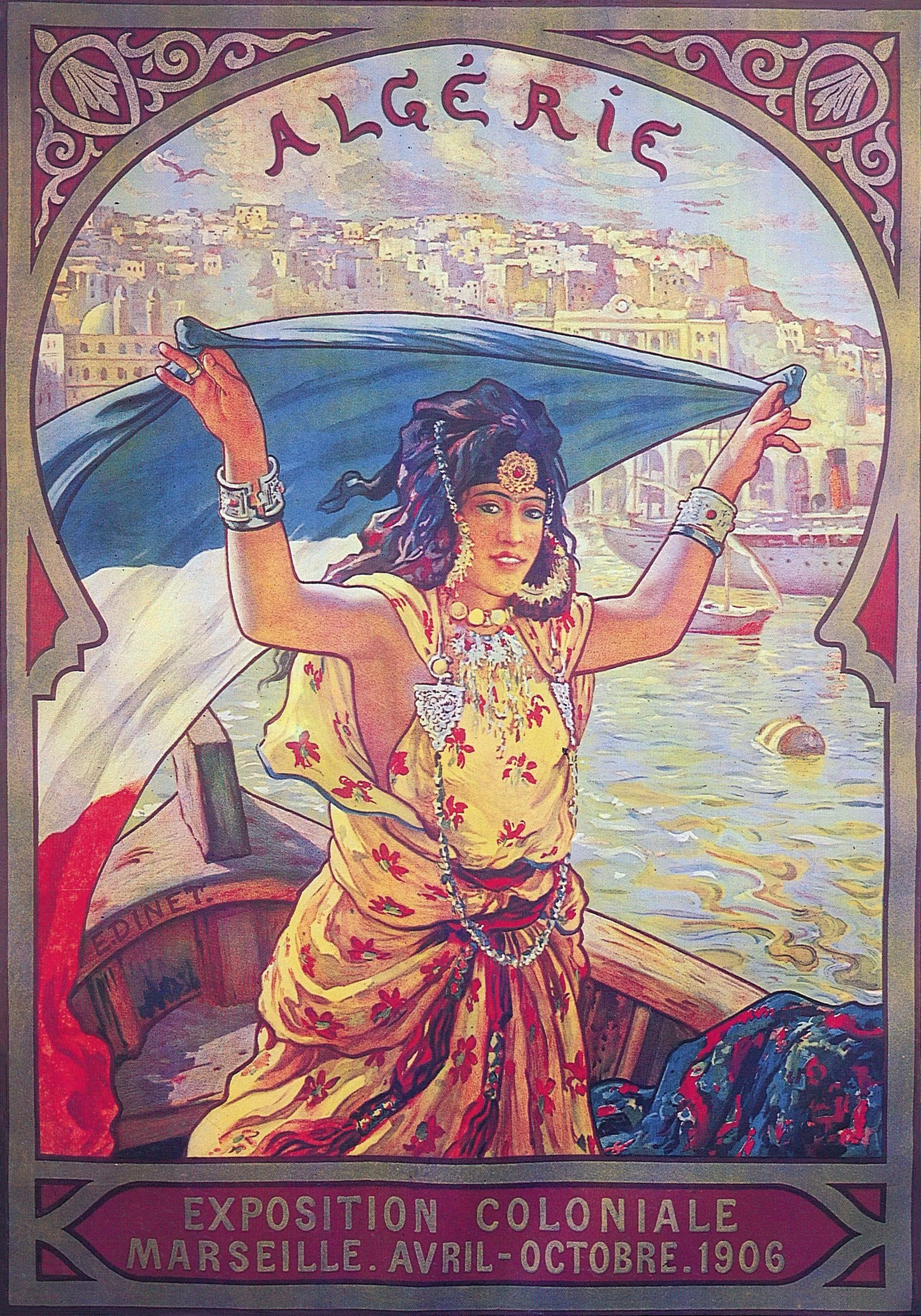 Étienne Dinet, affiche, 1906, 124 x 101 cm, Fondation Abderrahman Slaoui, Casablanca.