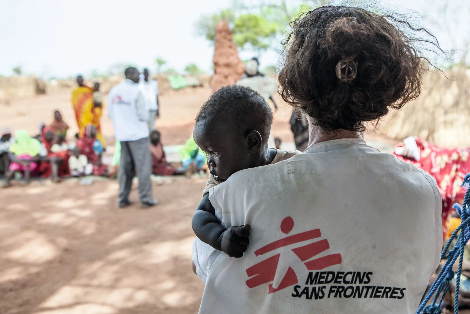 Une bénévole de l'ONG Médecins sans frontières