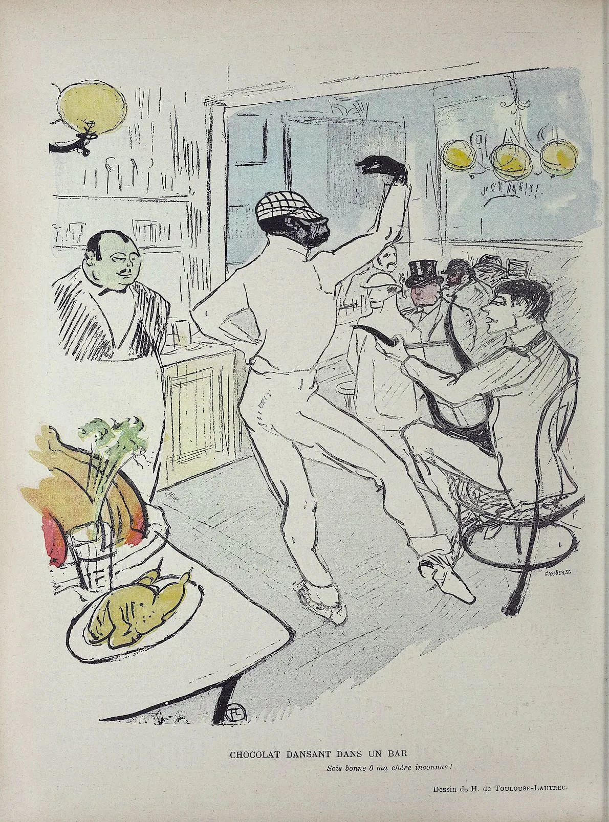 Henri de Toulouse‑Lautrec, lithographie parue dans Le Rire