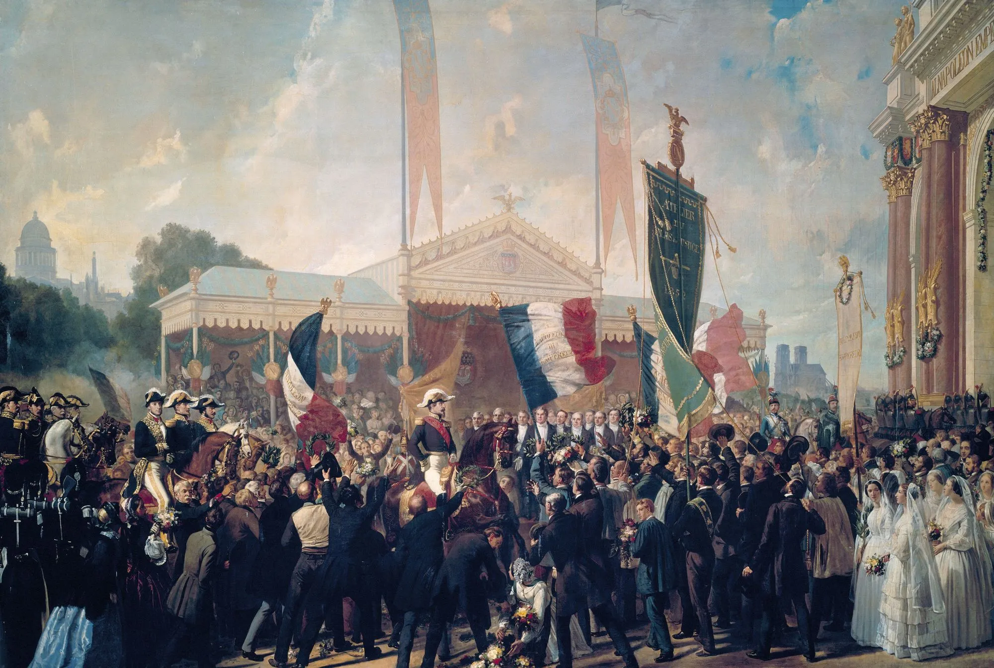 Charles Philippe Larivière, Entrée triomphale de Louis-Napoléon Prince-Président à
Paris, le 17 octobre 1852