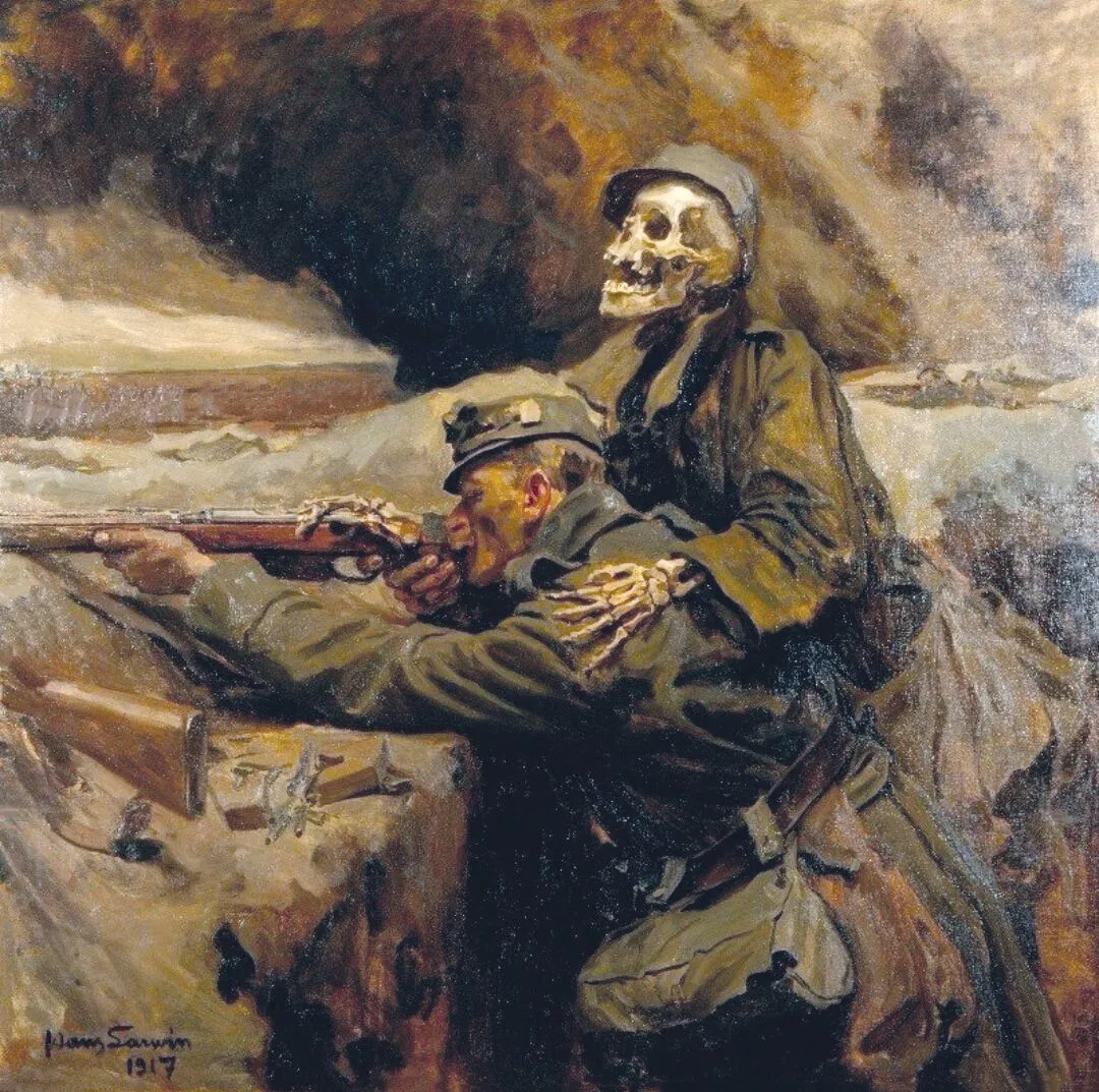 Hans Larwin, Le Soldat et la Mort