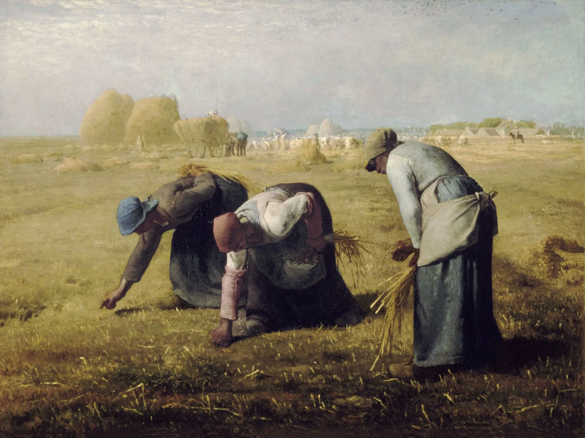 Jean-François Millet, Les Glaneuses, 1857, huile sur toile.