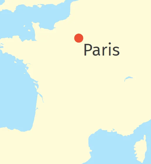 Riches et pauvres à Paris, carte