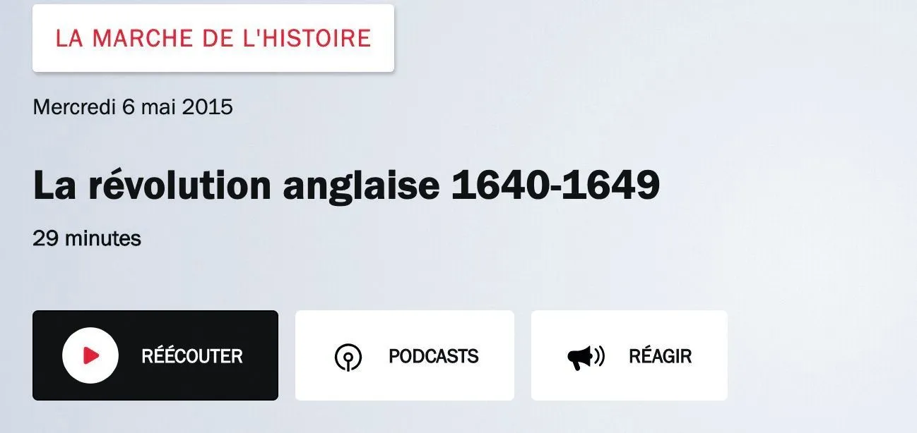 La révolution anglaise 1640-1649