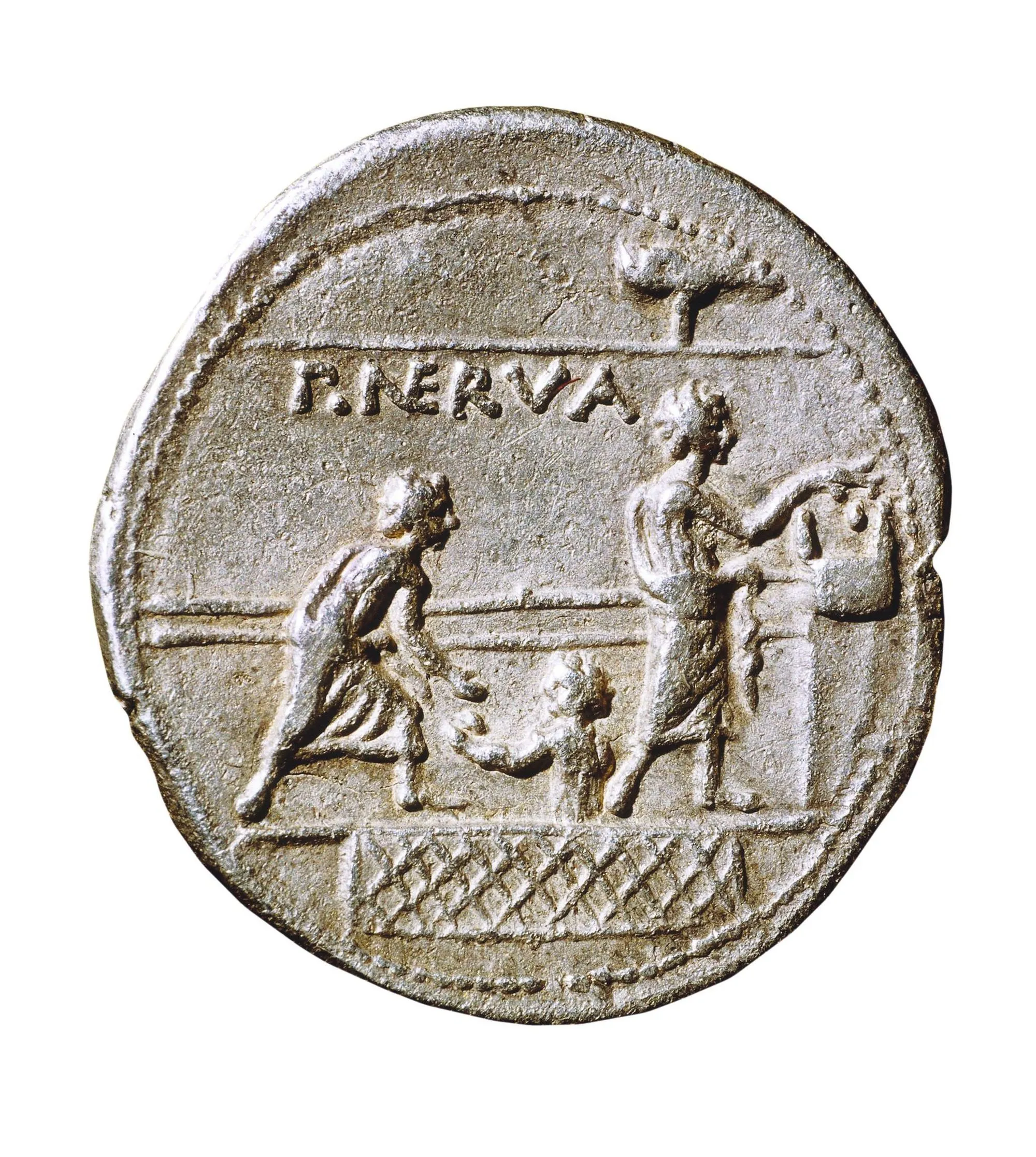 Revers d'une monnaie d'argent, 110 av. J.-C