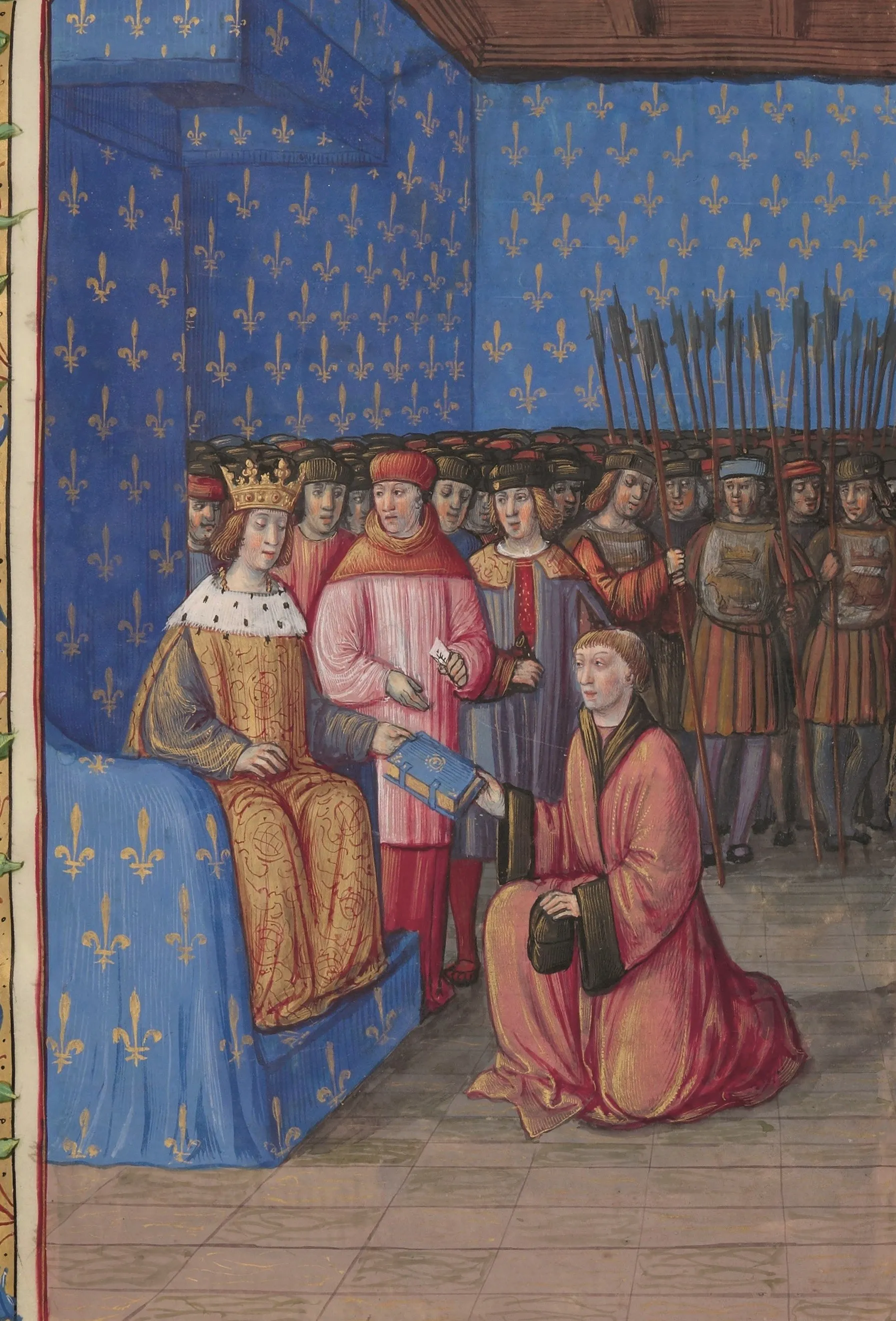 Claude de Seyssel devant le roi