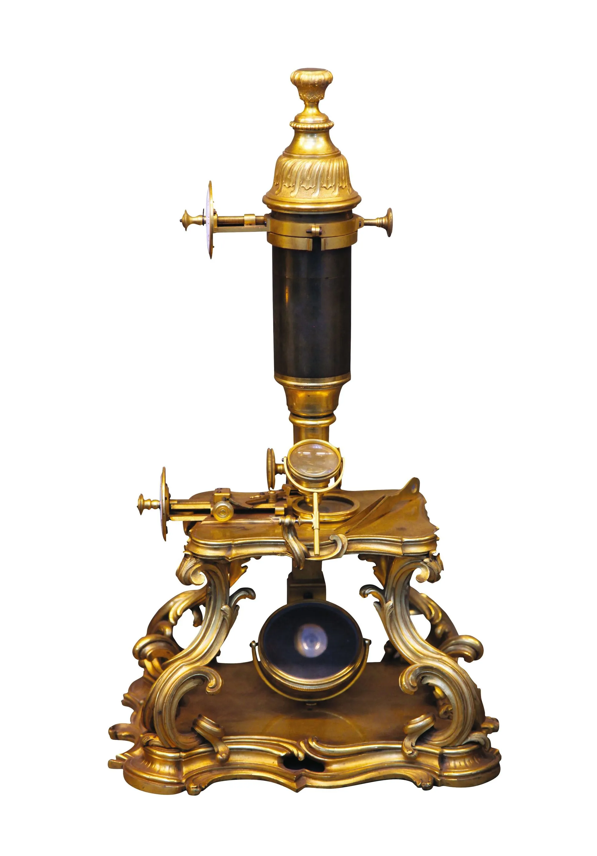 Microscope, XVIIIe siècle.