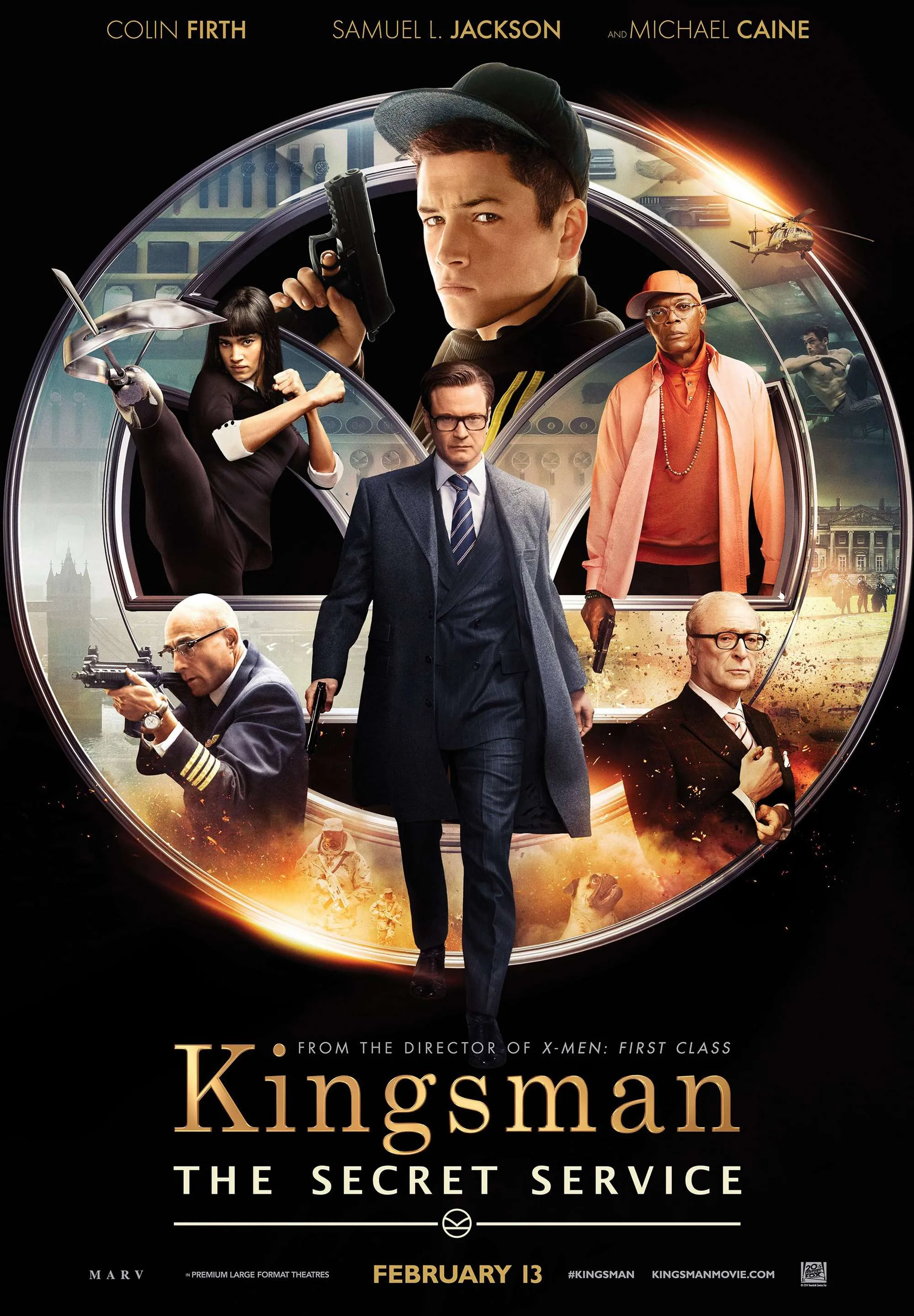 Kingsman, the 
Secret Service, 
Matthew Vaughn, 
2014.