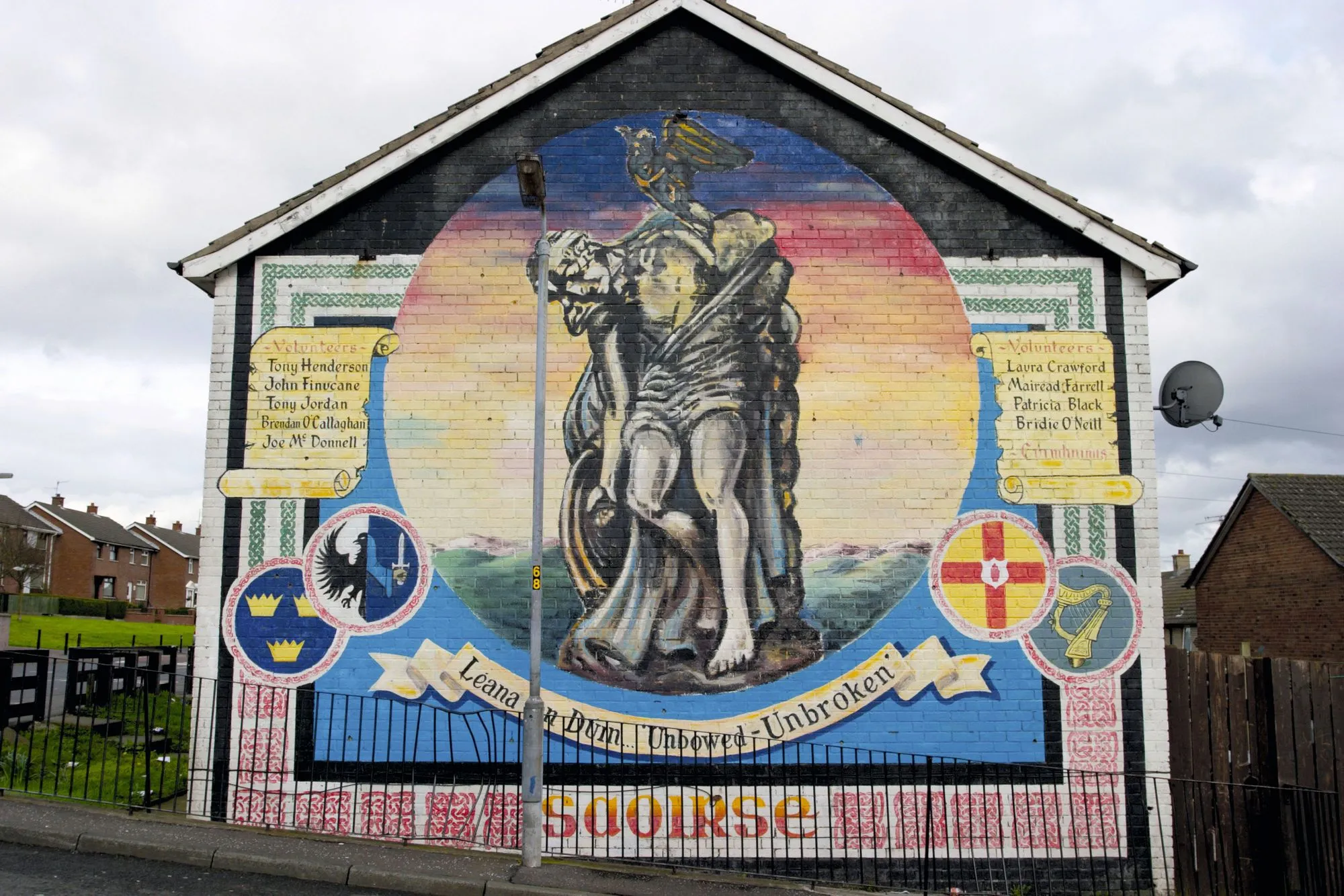A mural in Belfast, 2015.