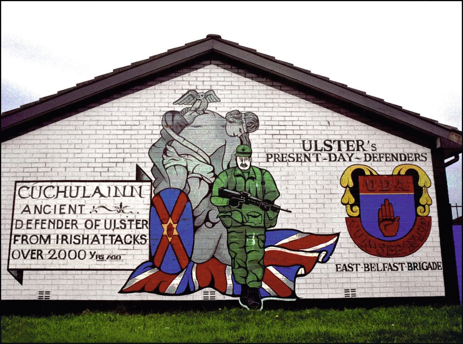 A mural in Belfast, 1997.