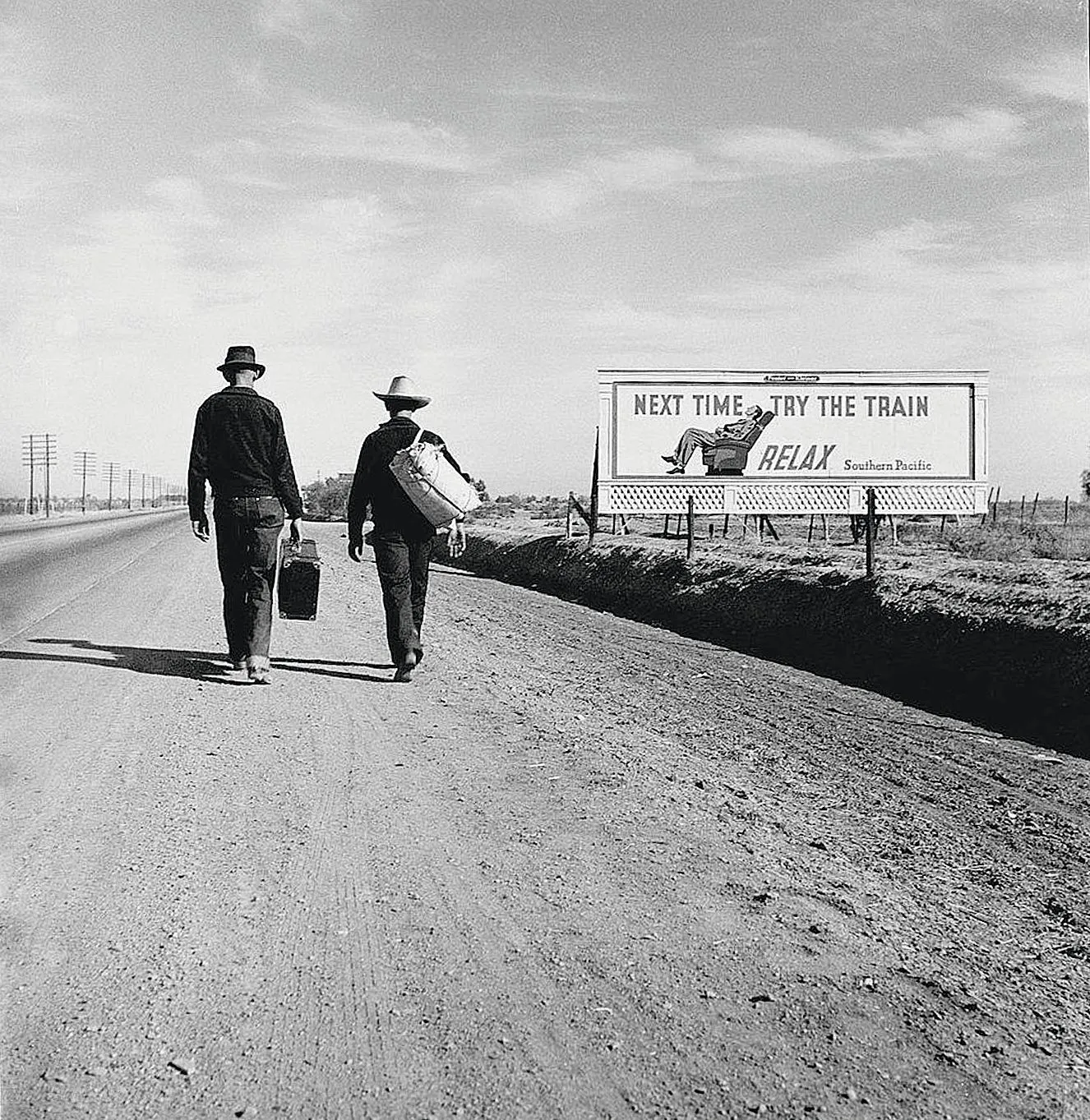 Towards Los Angeles, by
Dorothea Lange, 1937.