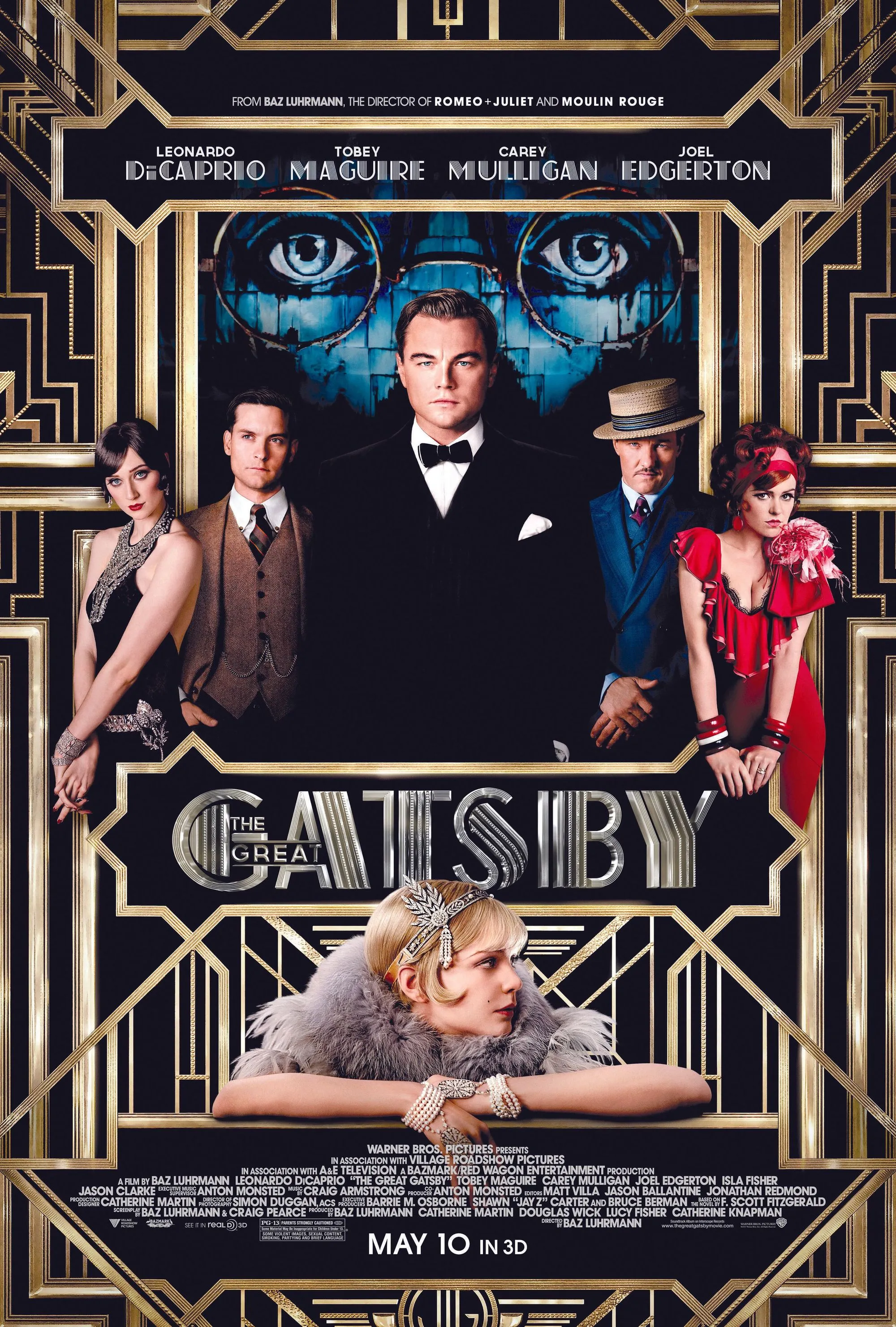 The Great Gatsby, by Baz Luhrmann, 2012.