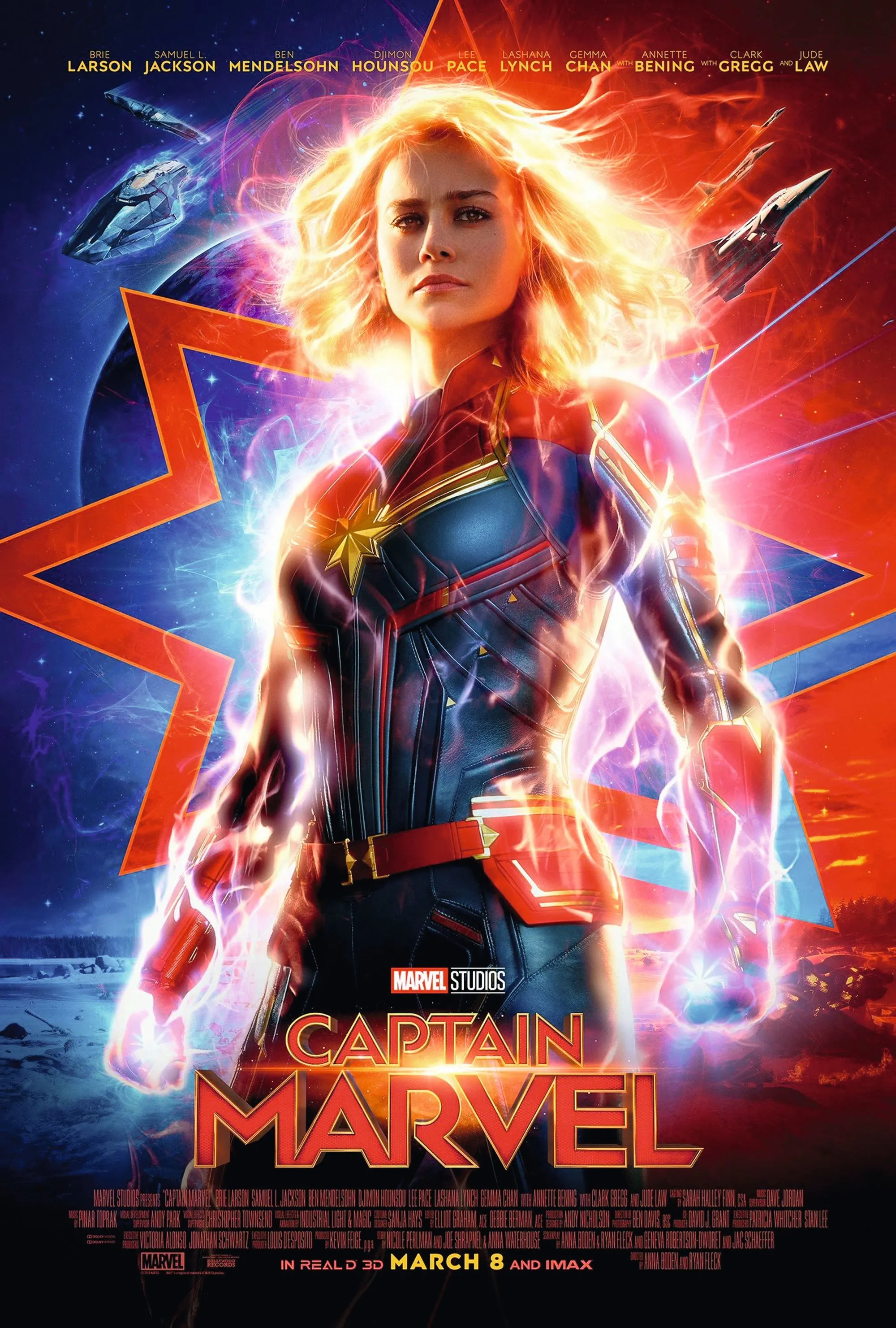 Captain Marvel, by Anna Boden and Ryan Fleck, 2019