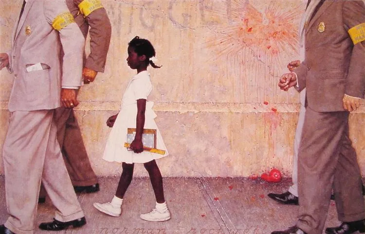 The Problem We All Live With, Norman Rockwell, 1964.