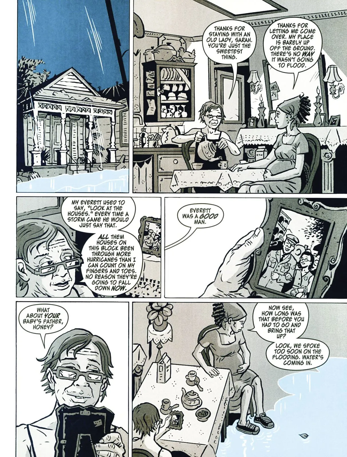 Dark Rain - A New Orleans Story, Mat Johnson and Simone Gane, Vertigo Comics, 2010.