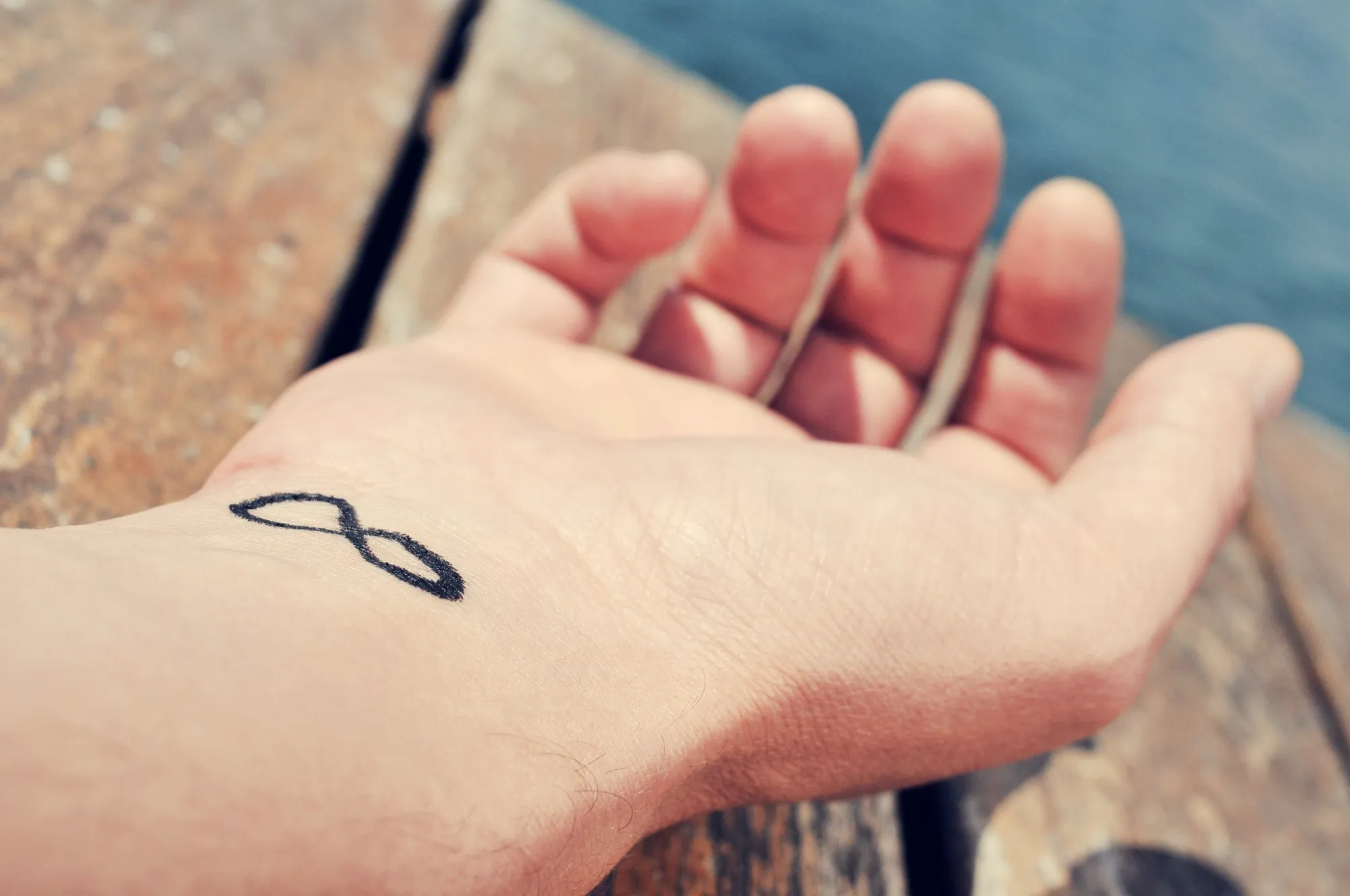 Infinity symbol tattoos: infinite wristle