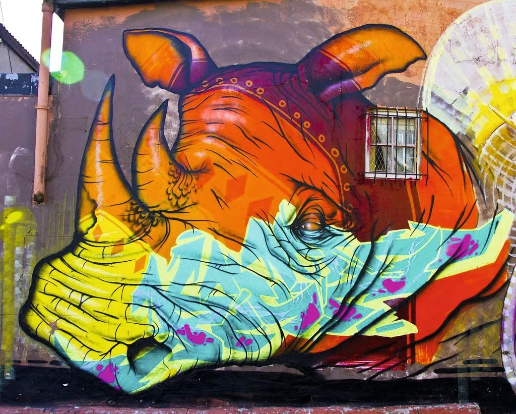 Rhinoceros Urban Art