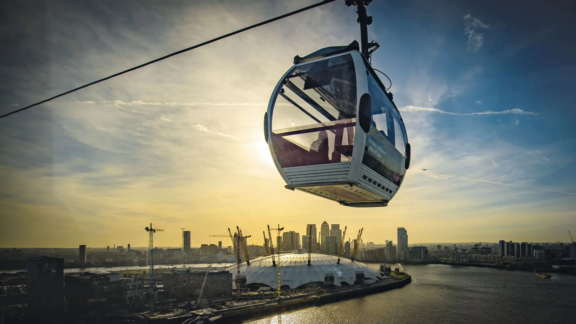 Emirates Cable Car, Greenwich, London, 2016.