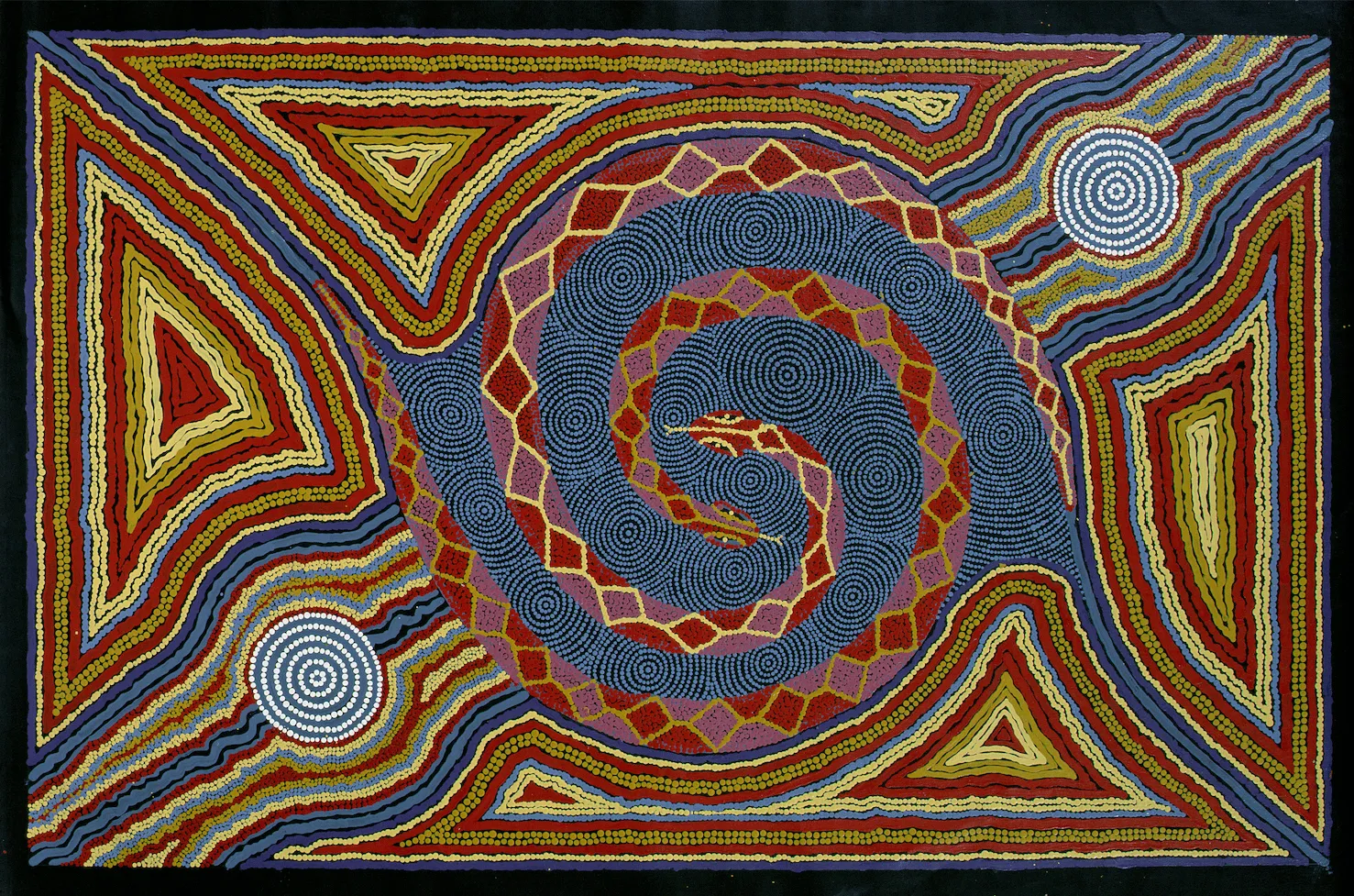 Australian Aboriginal painting, Horniman Museum, UK.