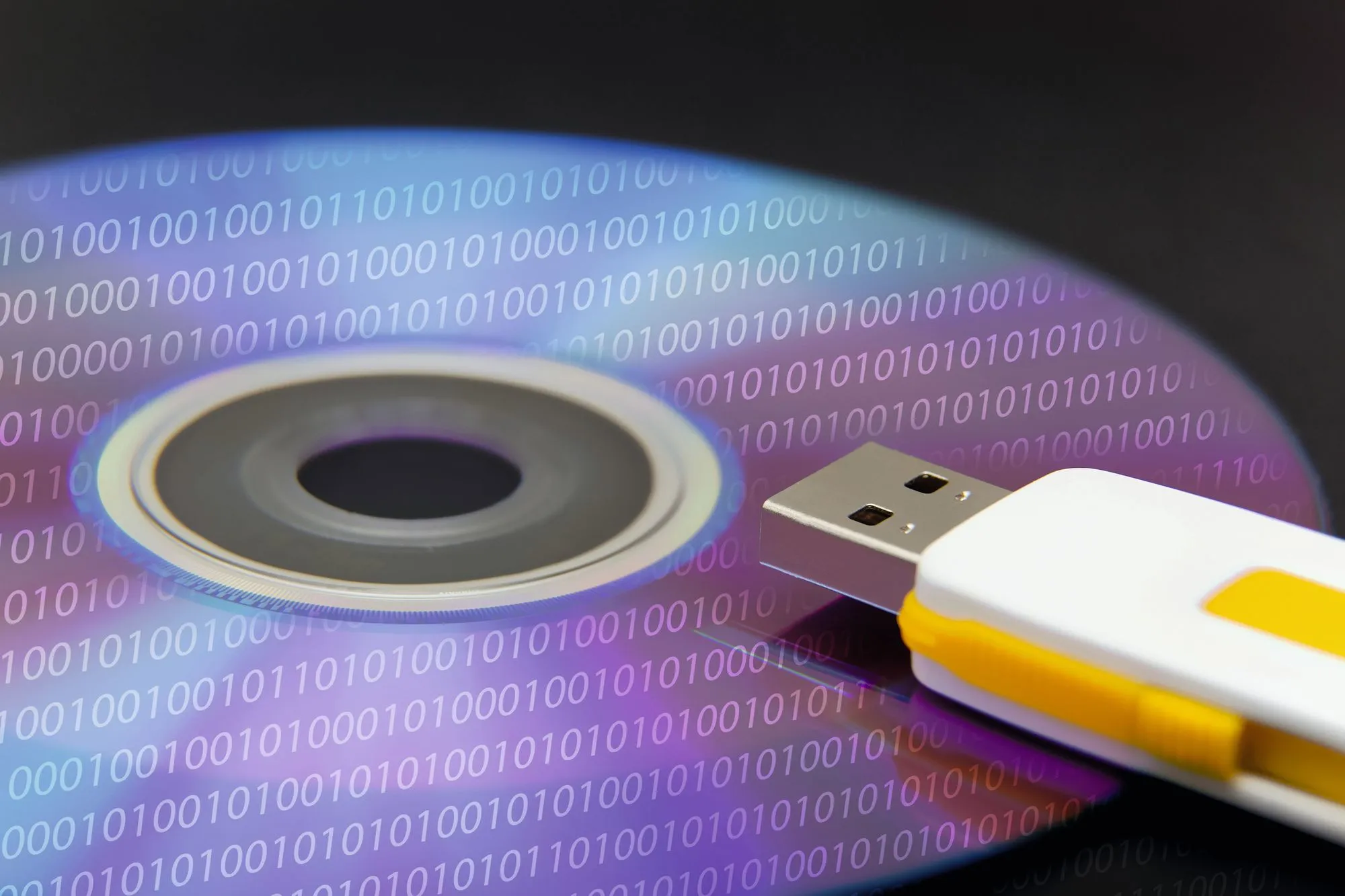 CD et clé USB : deux capacités différentes