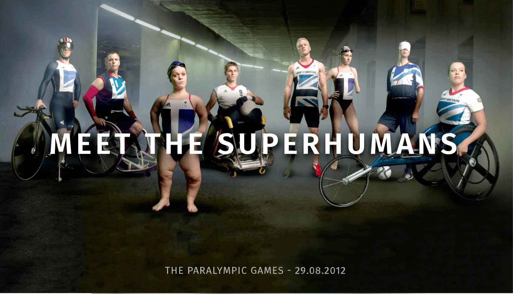 Promotional poster of the British Paralympic Team, 2016.