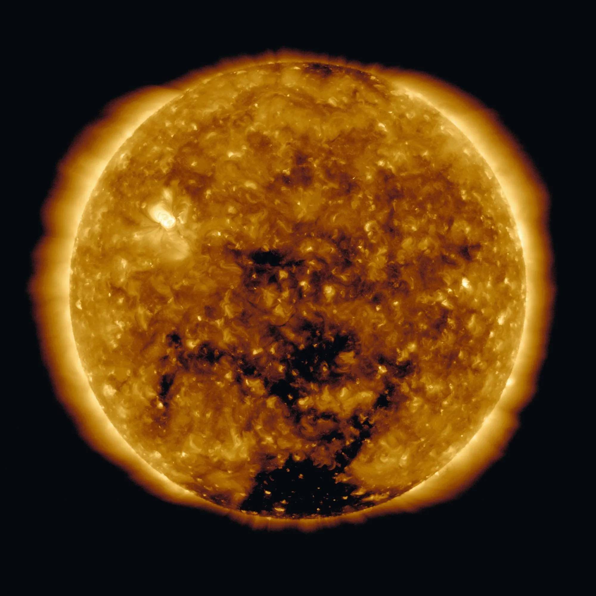 image éruption solaire