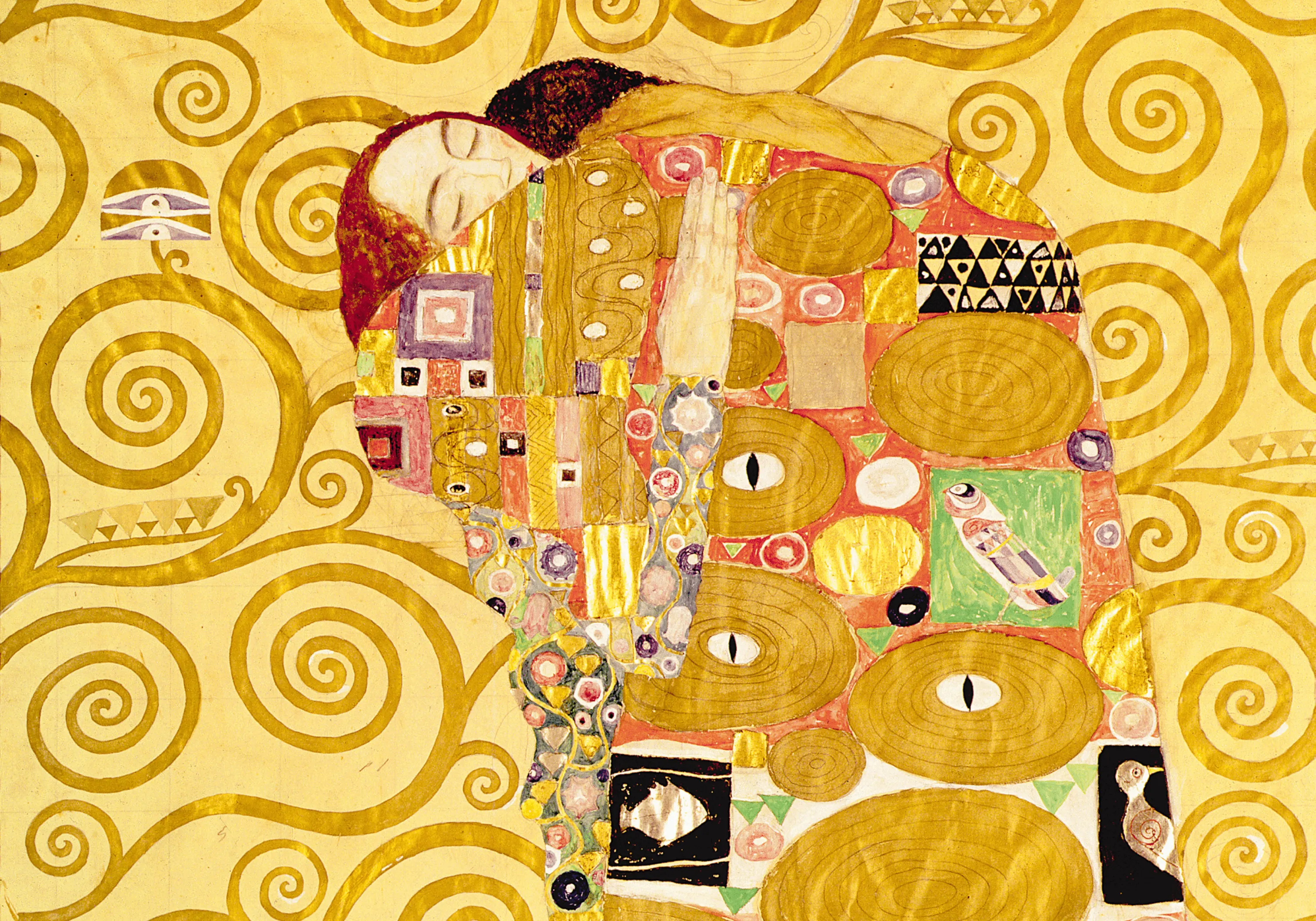 Gustav Klimt, Fulfilment  détail 