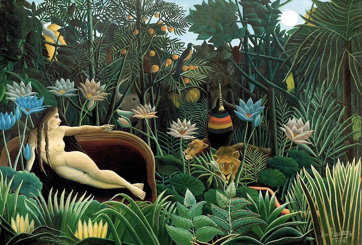 Le Douanier Rousseau, Le Rêve, 1910, huile sur toile, 204 x 298 cm, Museum of Modern Art, New York