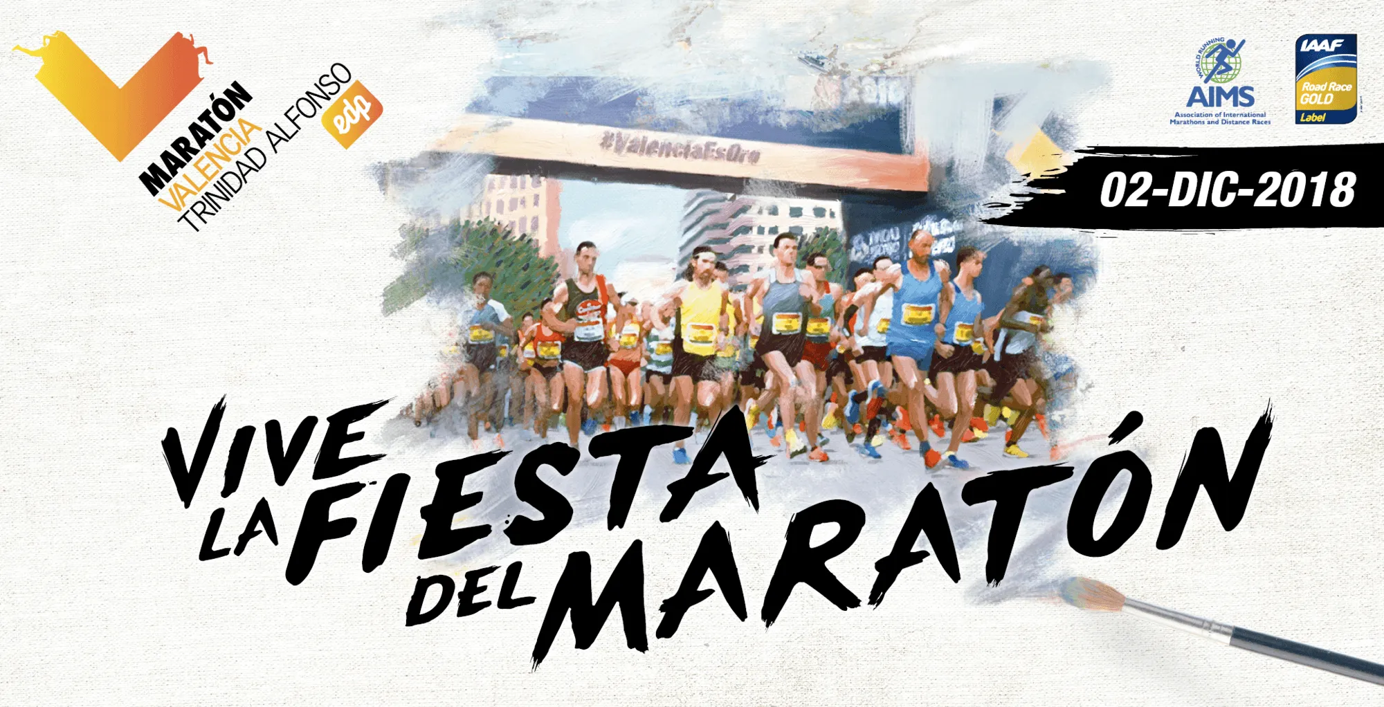 Campaña publicitaria del Maratón de Valencia, 2018
