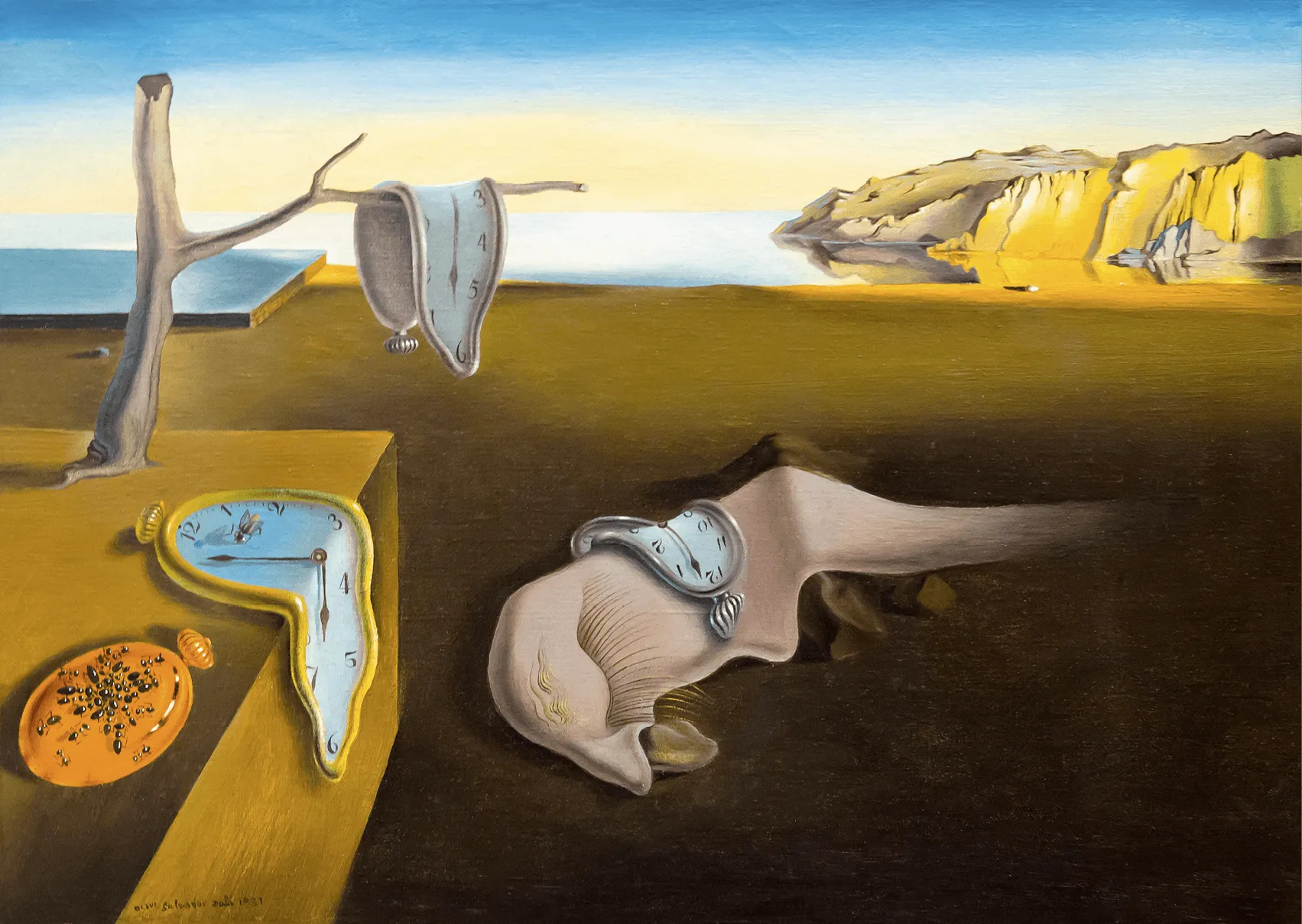 Salvador Dalí, La persistencia de la memoria, 1931