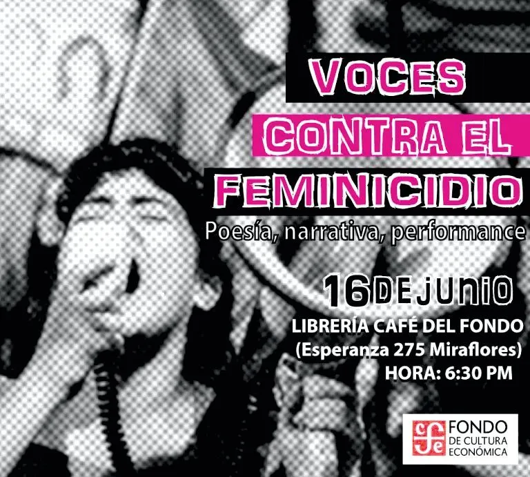 «Voces contra el feminicidio», lecturas en público de poemas en memoria de las víctimas anónimas de violencias machistas, Perú, 2018