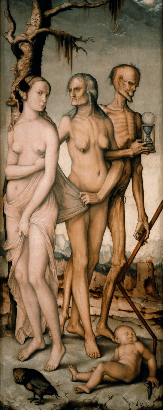Hans Baldung, <i>Les Trois Âges et la Mort</i>, 1510, huile sur toile