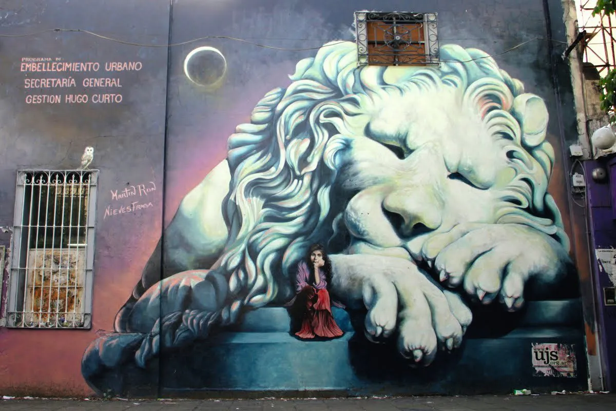 Martin Ron, Mural in Caseros,
Buenos Aires (Argentina), 2011.