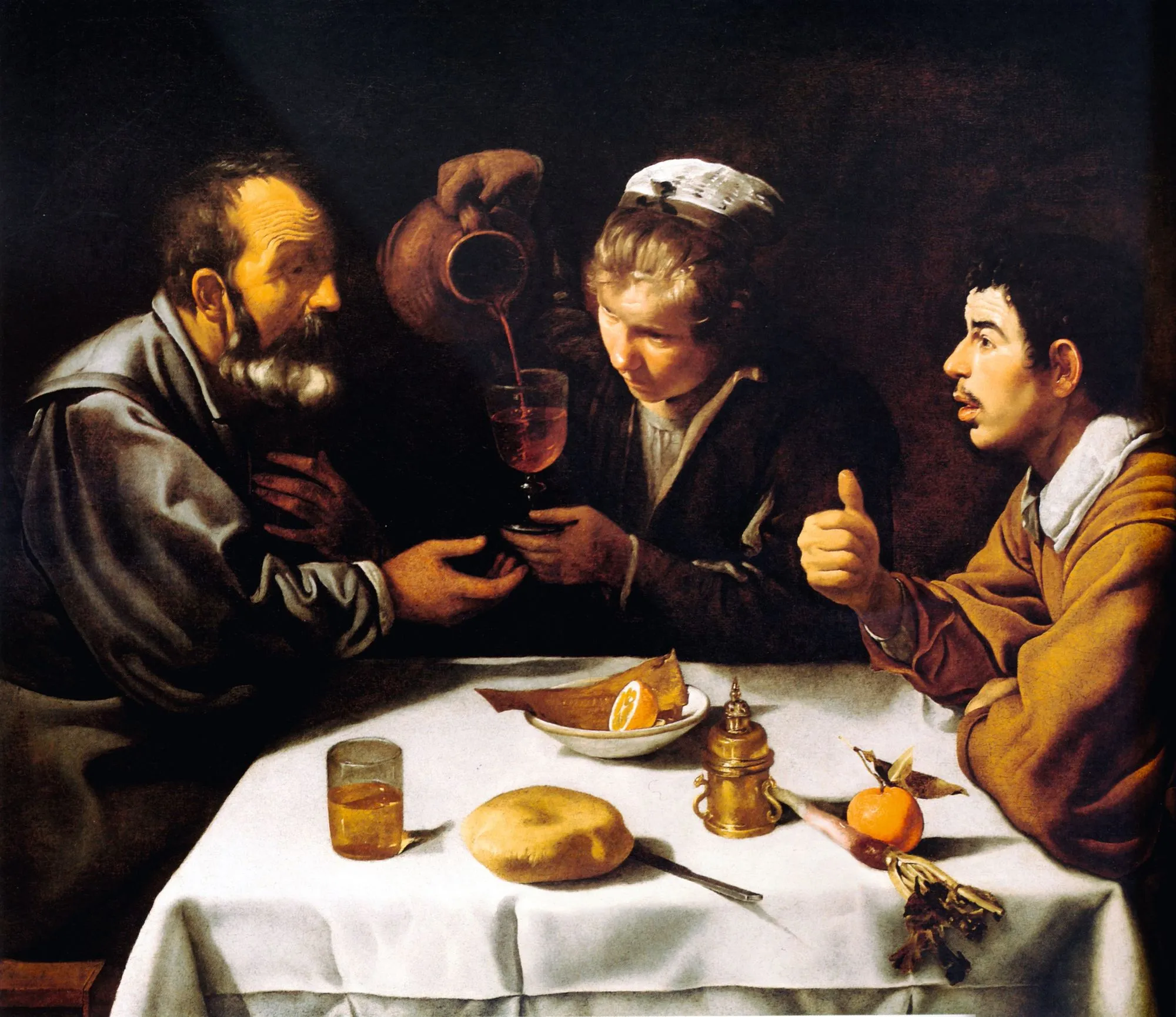 Diego Velázquez, El almuerzo, 1617.