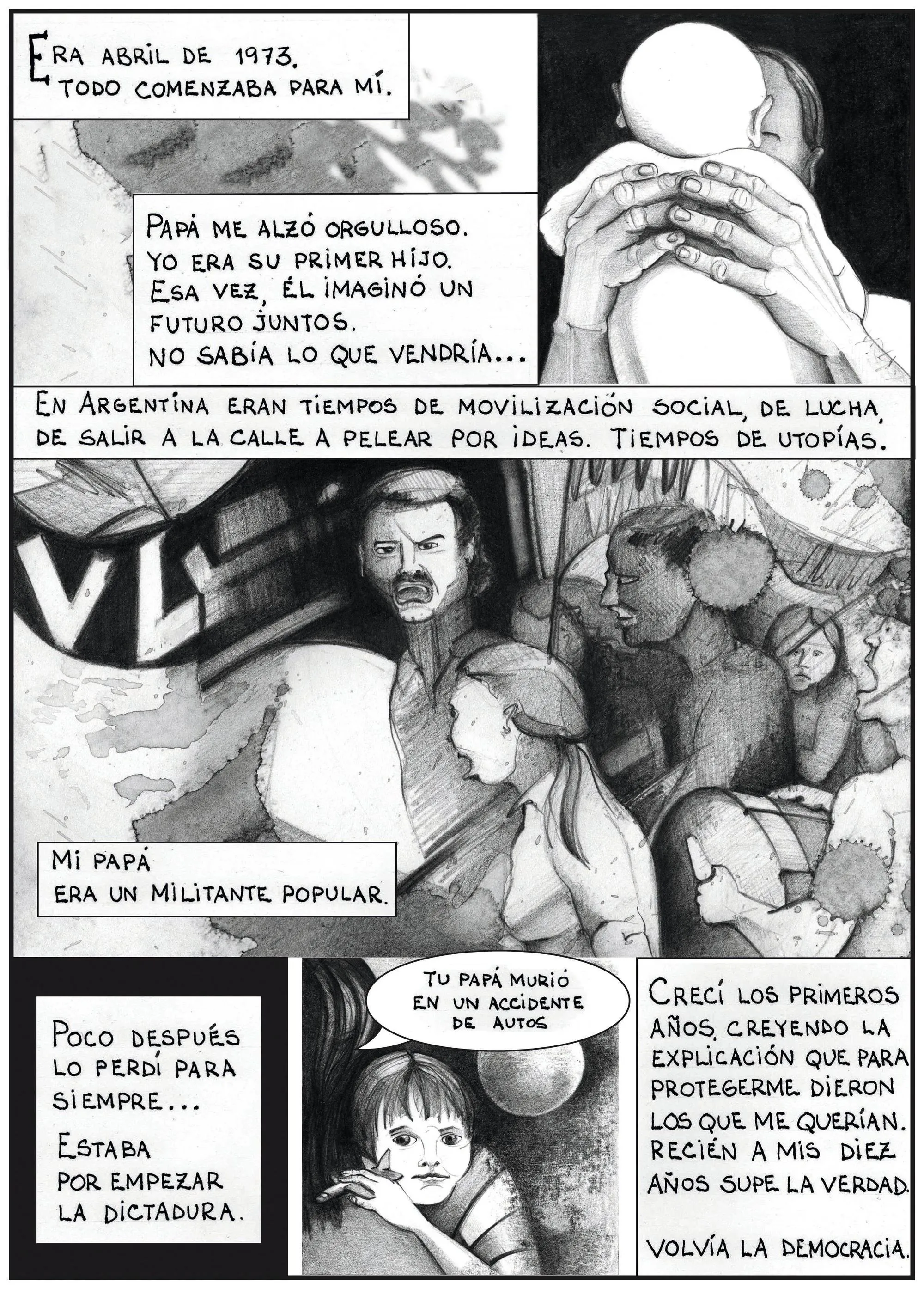 Marcelo Gómez, Historietas por la identidad 1 