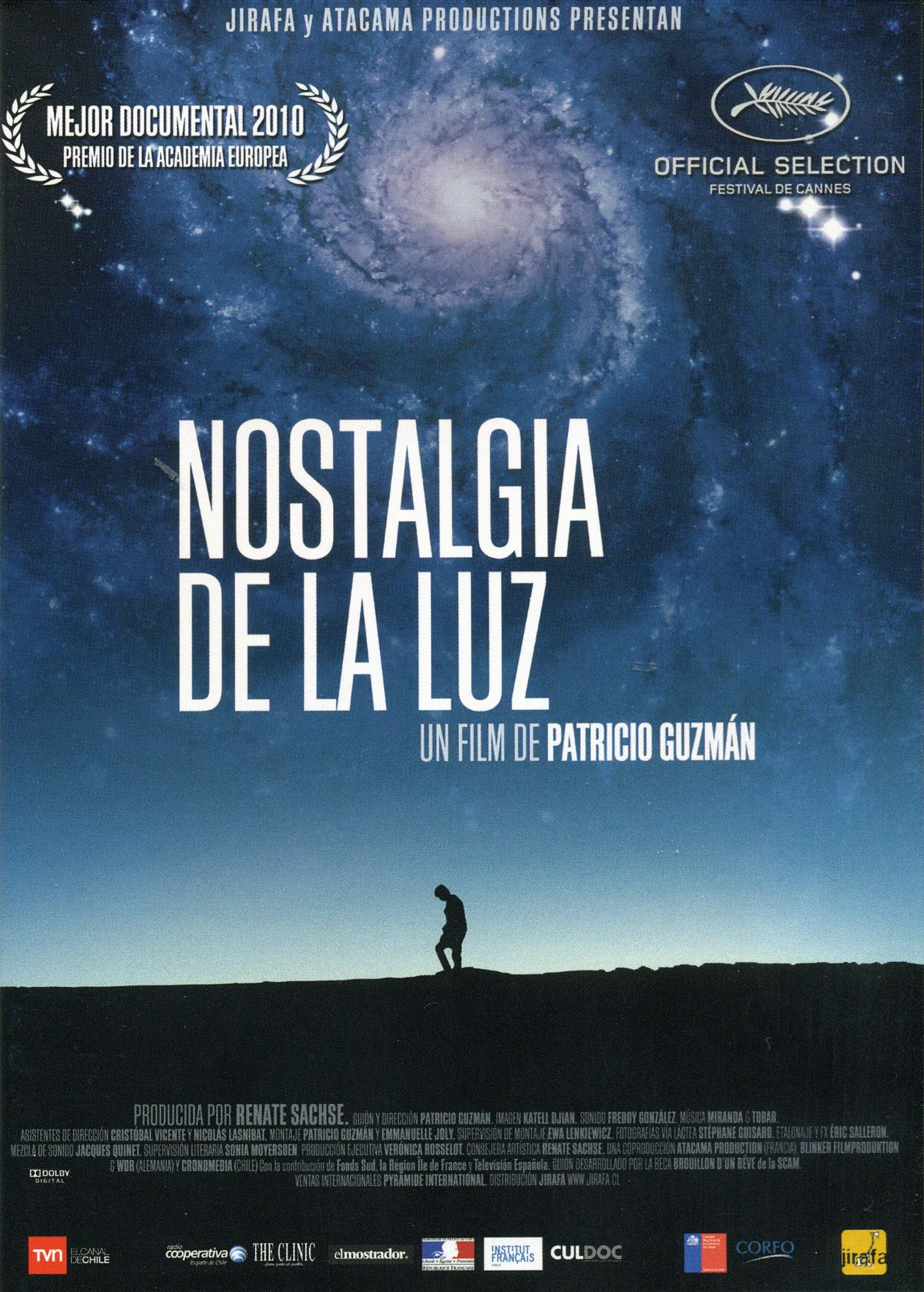 Cartel de Nostalgia de la luz, Patricio Guzmán, 2010.
