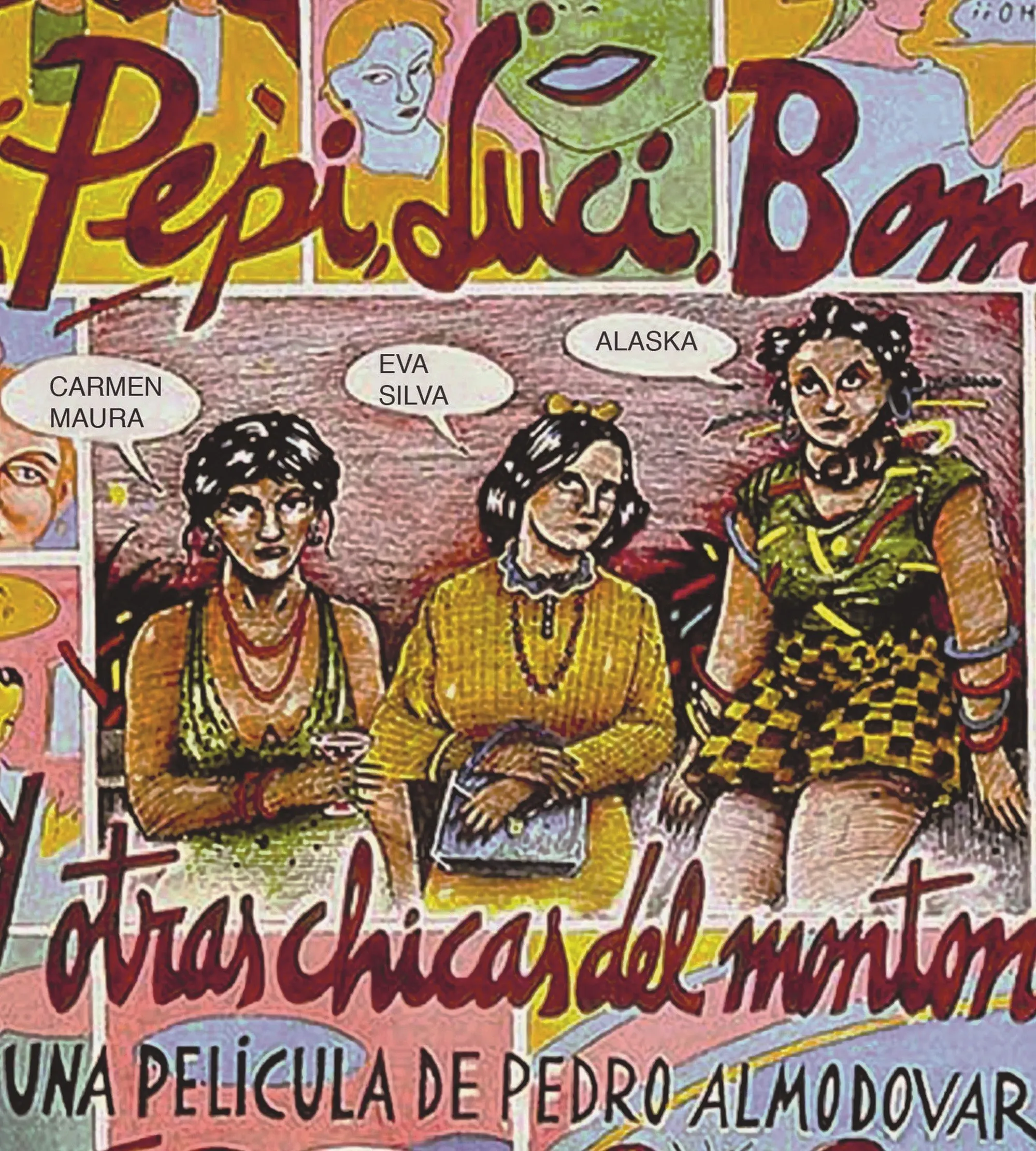 Cartel de Pepi, Luci, Bom y otras chicas del montón,  Pedro Almodóvar, 1980.