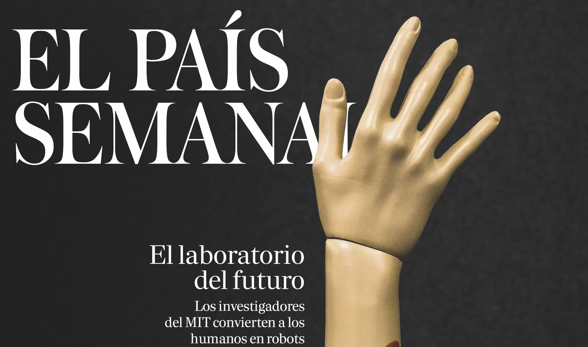 Paso 1, «Los investigadores del MIT convierten a los humanos en robots», El País Semanal, 2017.