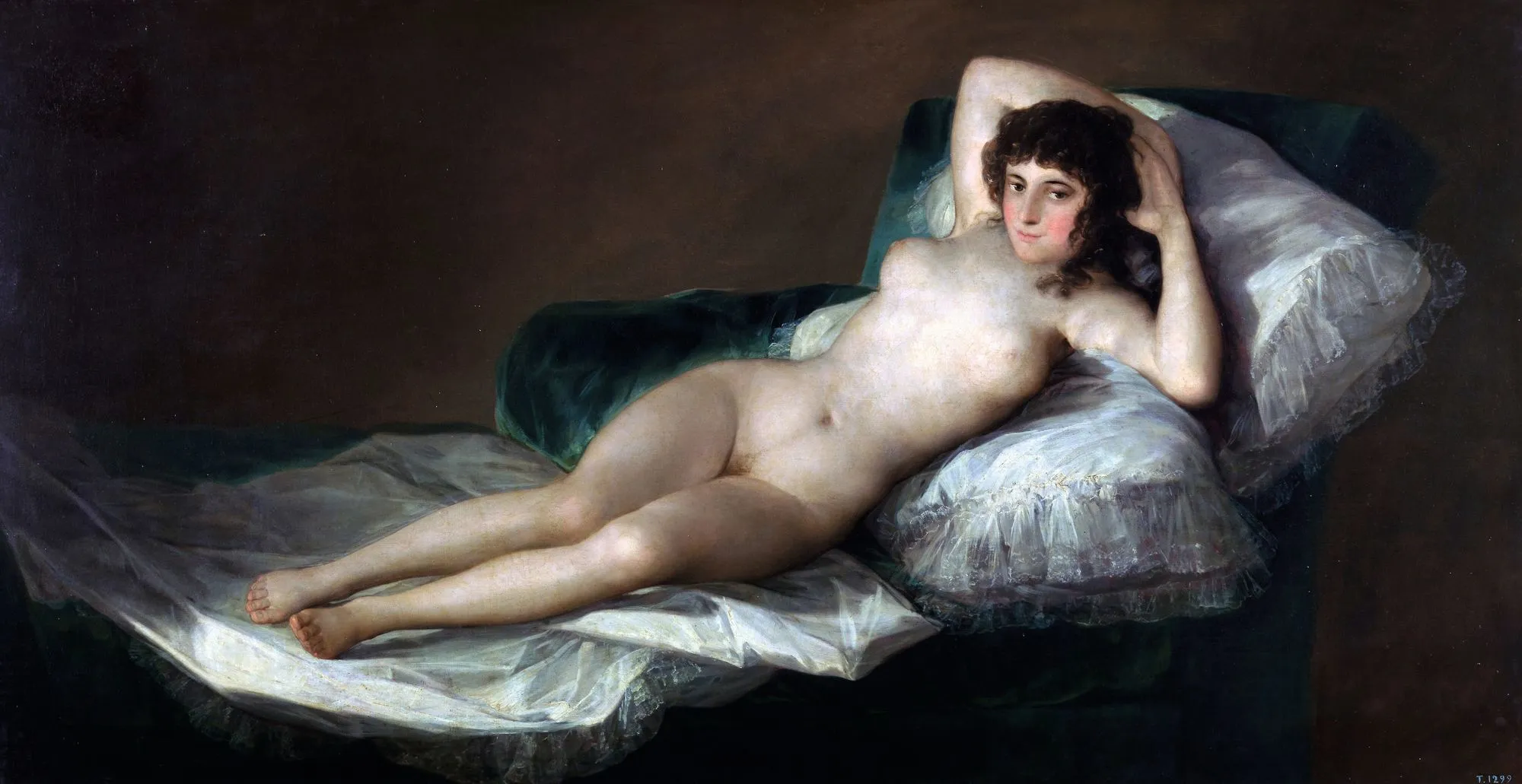 Francisco Goya, La maja desnuda, 1797–1800.